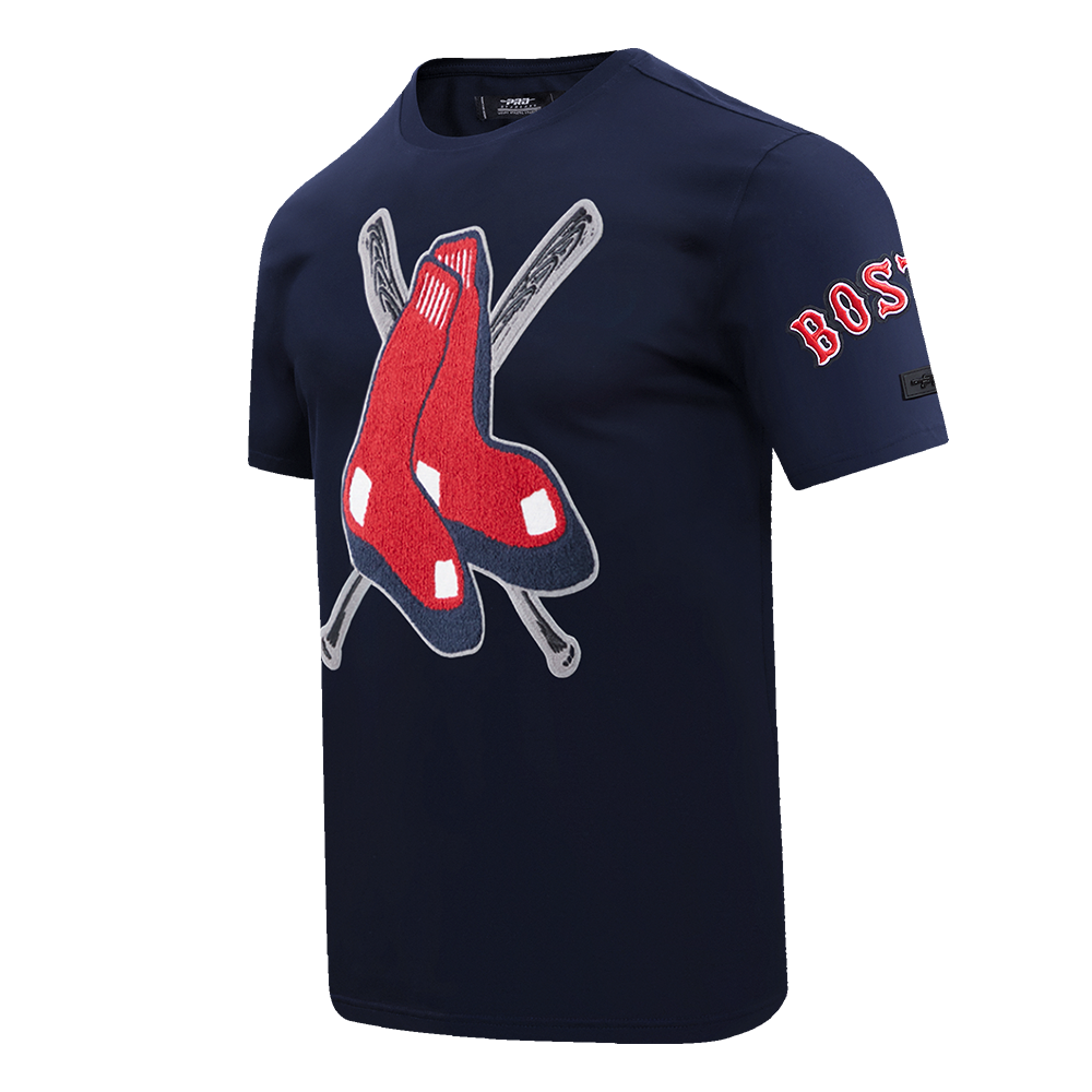 Pro Standard Men's MLB Boston Red Sox Mashup Top -Navy - NAVY Thumbnail View 3