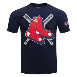 Pro Standard Men's MLB Boston Red Sox Mashup Top -Navy