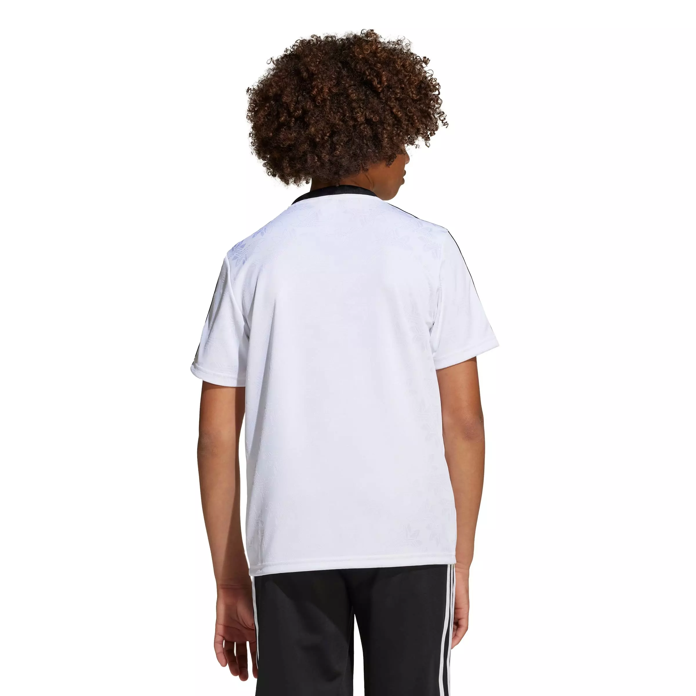 adidas Originals Big Boys' Classic Sport Soccer Tee -White - WHITE
