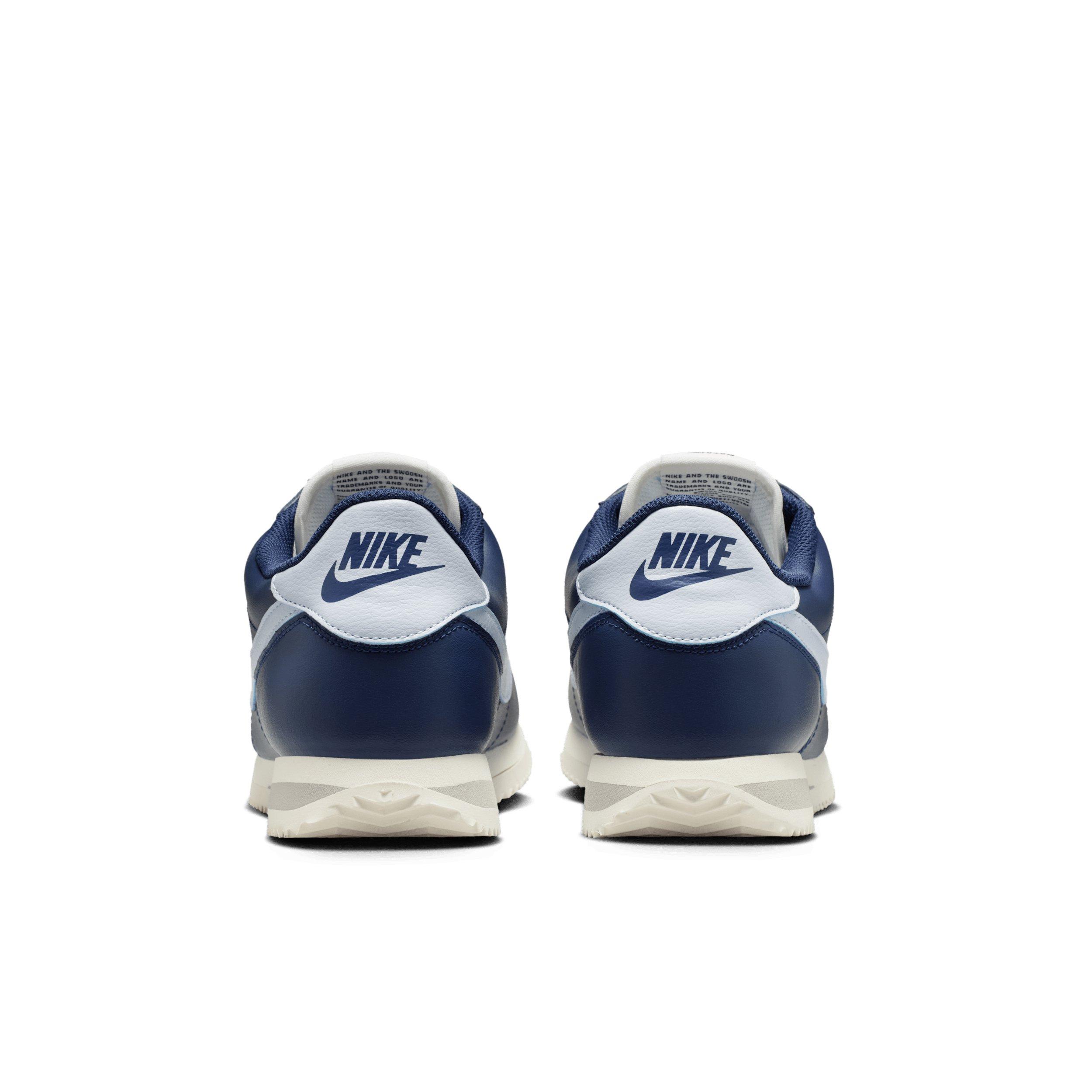 Nike Cortez Leather "Midnight Navy/Sail/Light Smoke Grey/Football Grey" Men's Shoe - NAVY/SAIL/LT GREY/GREY Thumbnail View 5