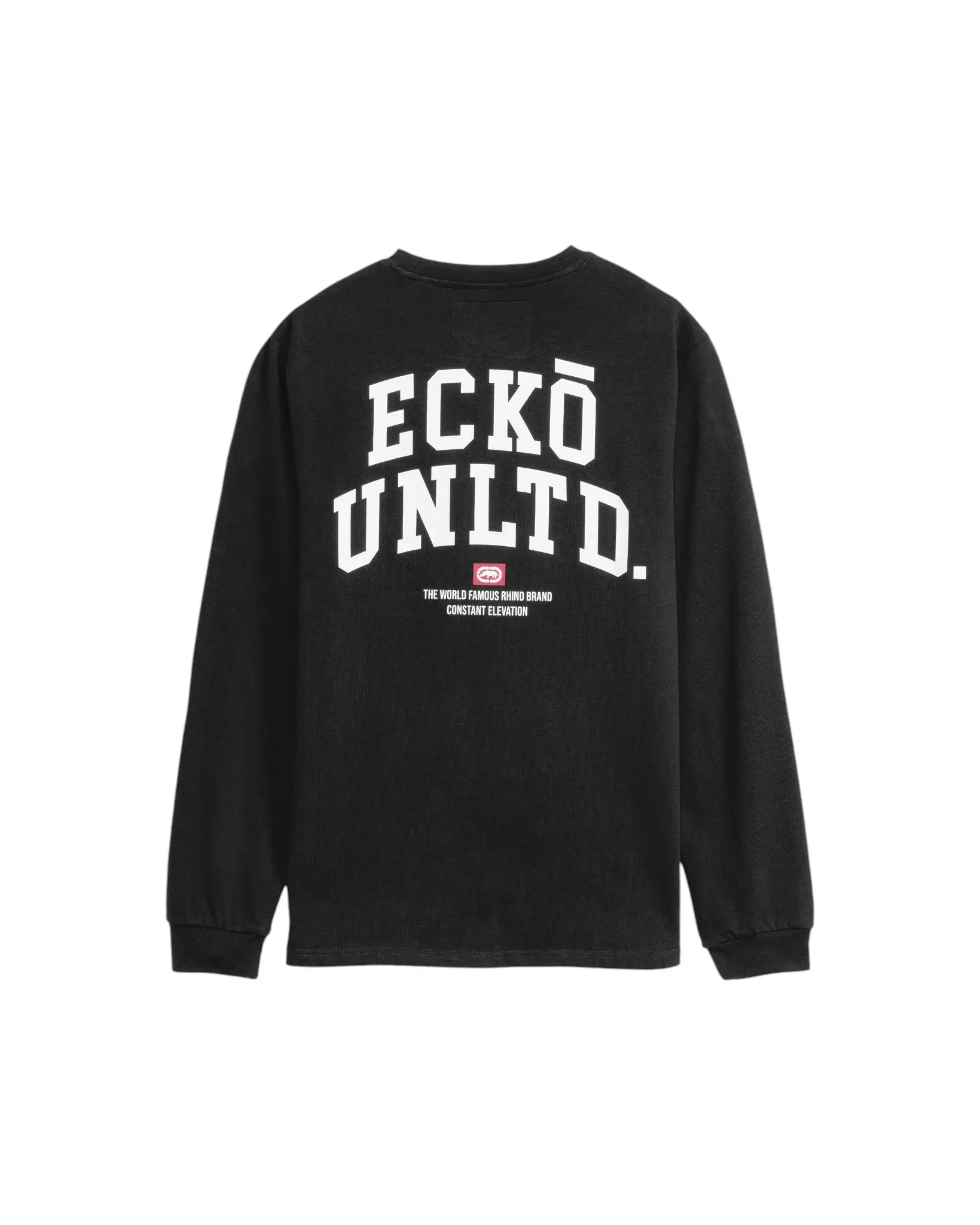 ecko unltd. Men's Classic Rhino Long Sleeve Tee - Black - BLACK