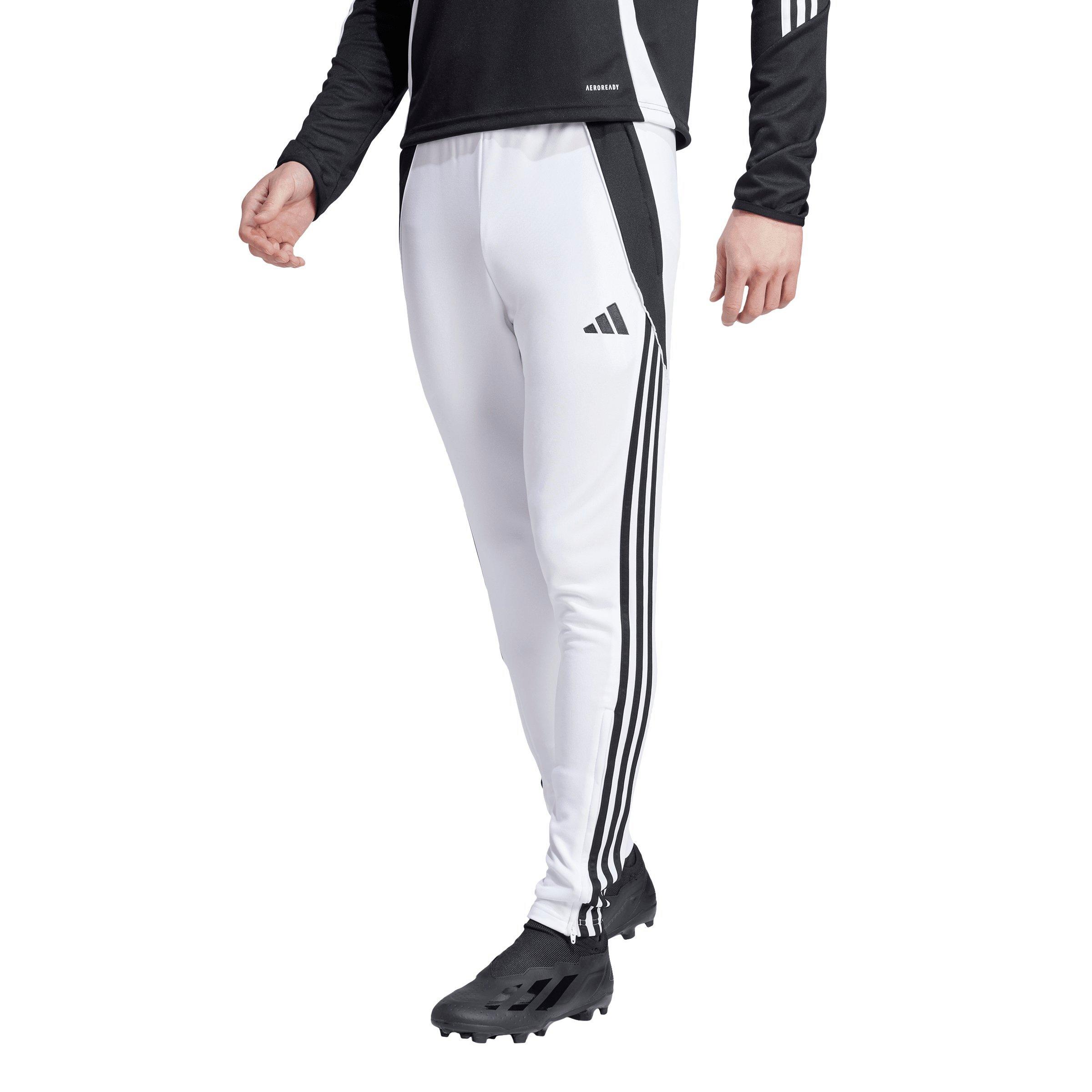 adidas Men's Tiro 24 Soccer Training Tracksuit Bottoms - White - WHITE Thumbnail View 1