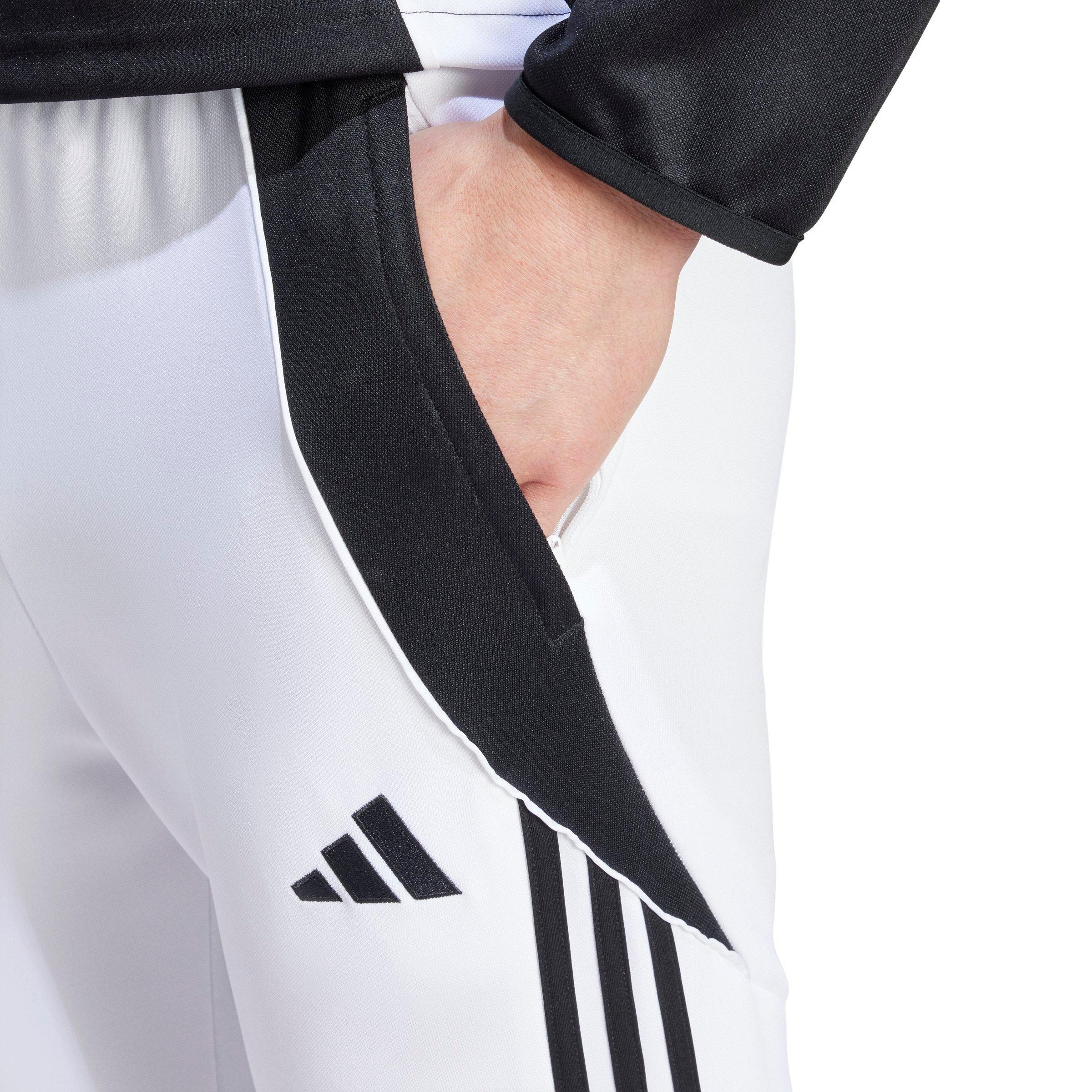 adidas Men's Tiro 24 Soccer Training Tracksuit Bottoms - White - WHITE Thumbnail View 4