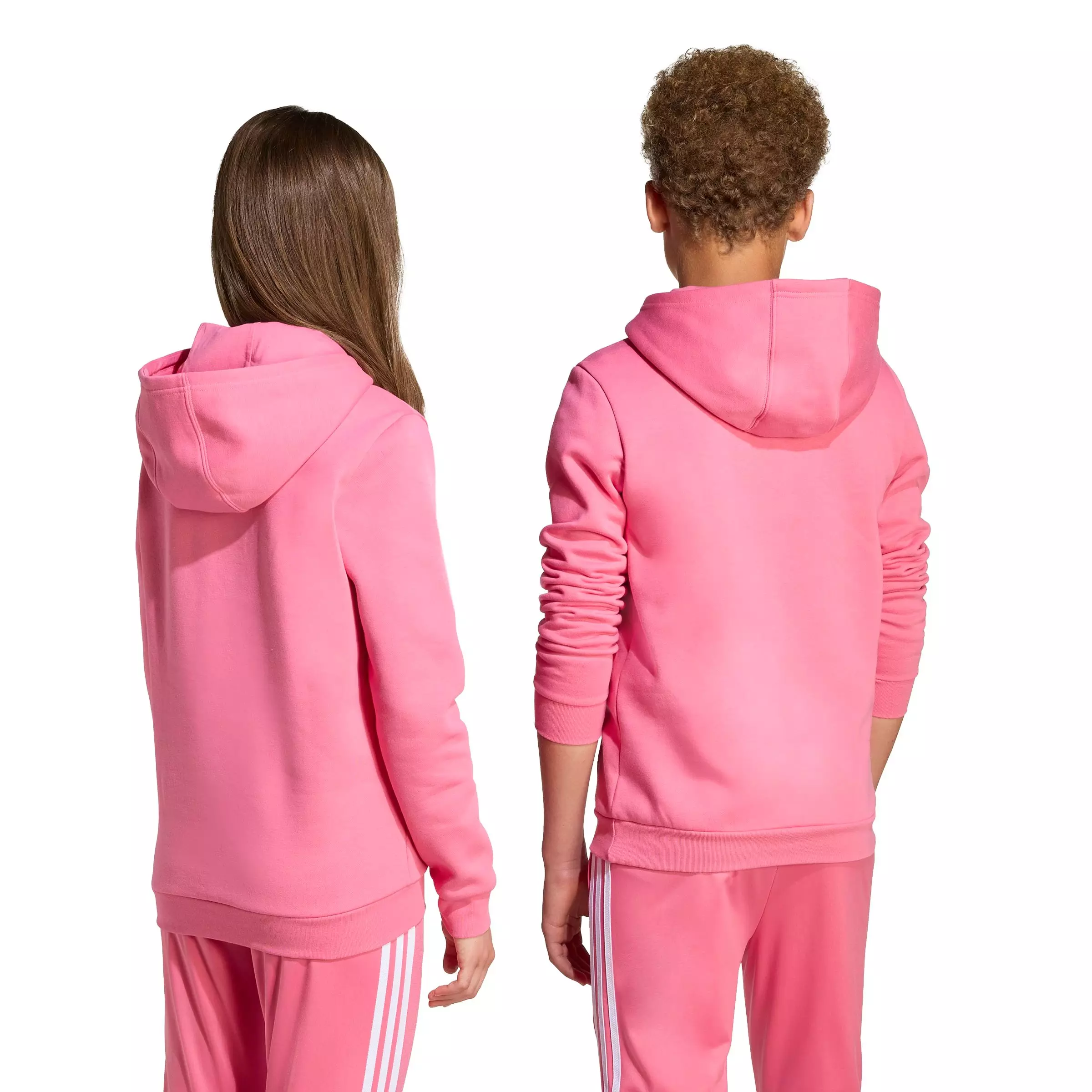adidas Originals Big Kids' Essentials Hoodie -Pink - PINK