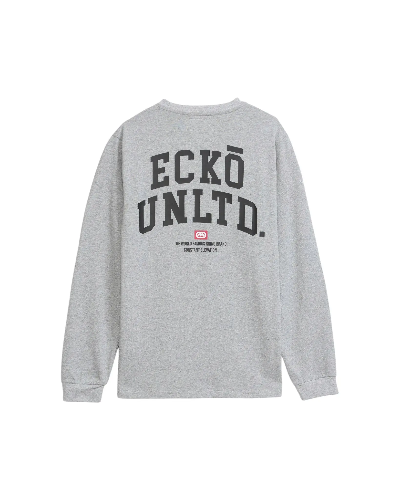 ecko unltd. Men's Classic Rhino Long Sleeve Tee - Grey - GREY