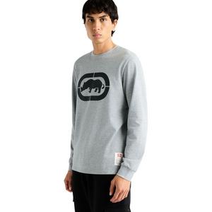ecko unltd. Men's Classic Rhino Long Sleeve Tee - Grey - GREY
