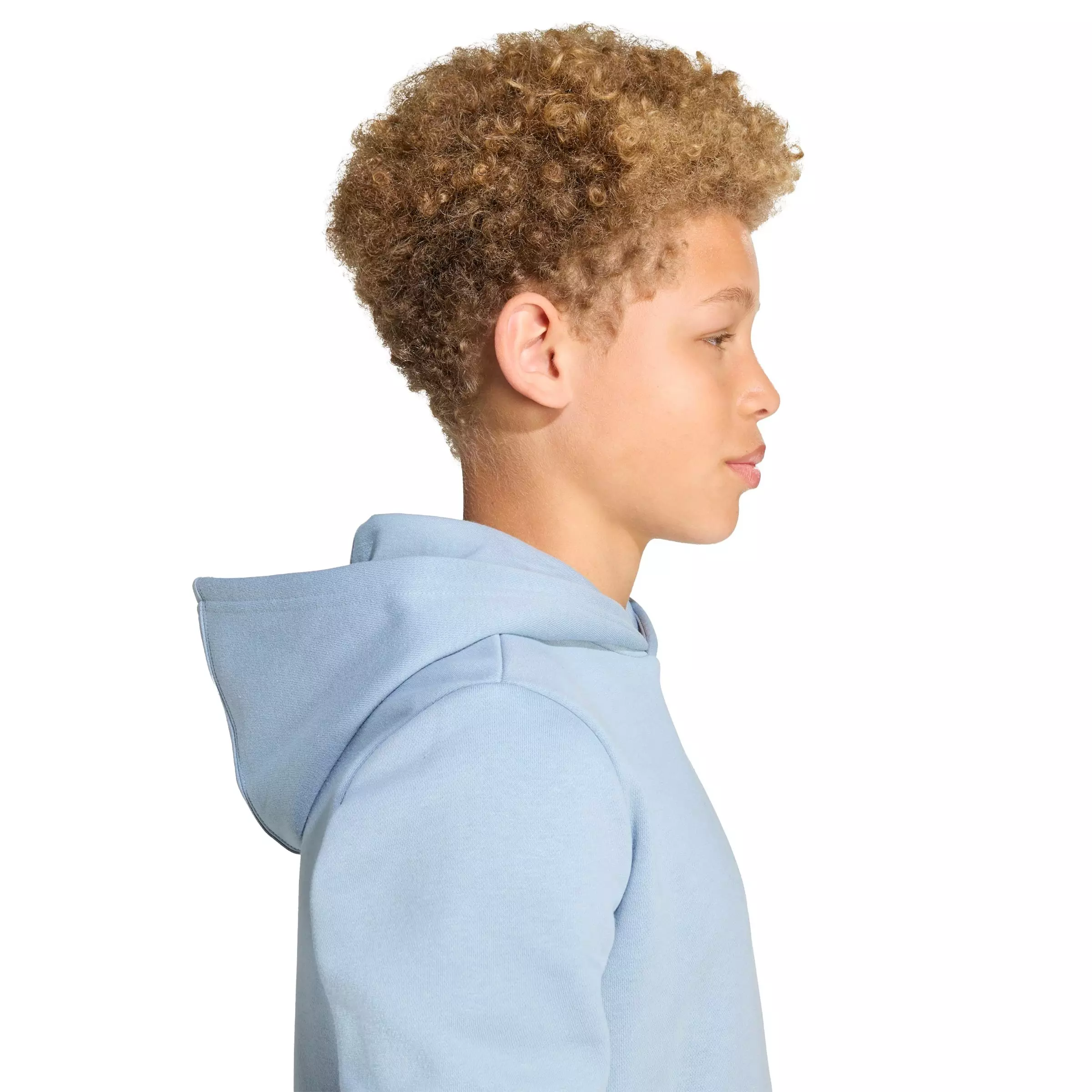 adidas Originals Big Kids' Essentials Hoodie -Tactile Blue - TACTILE BLUE