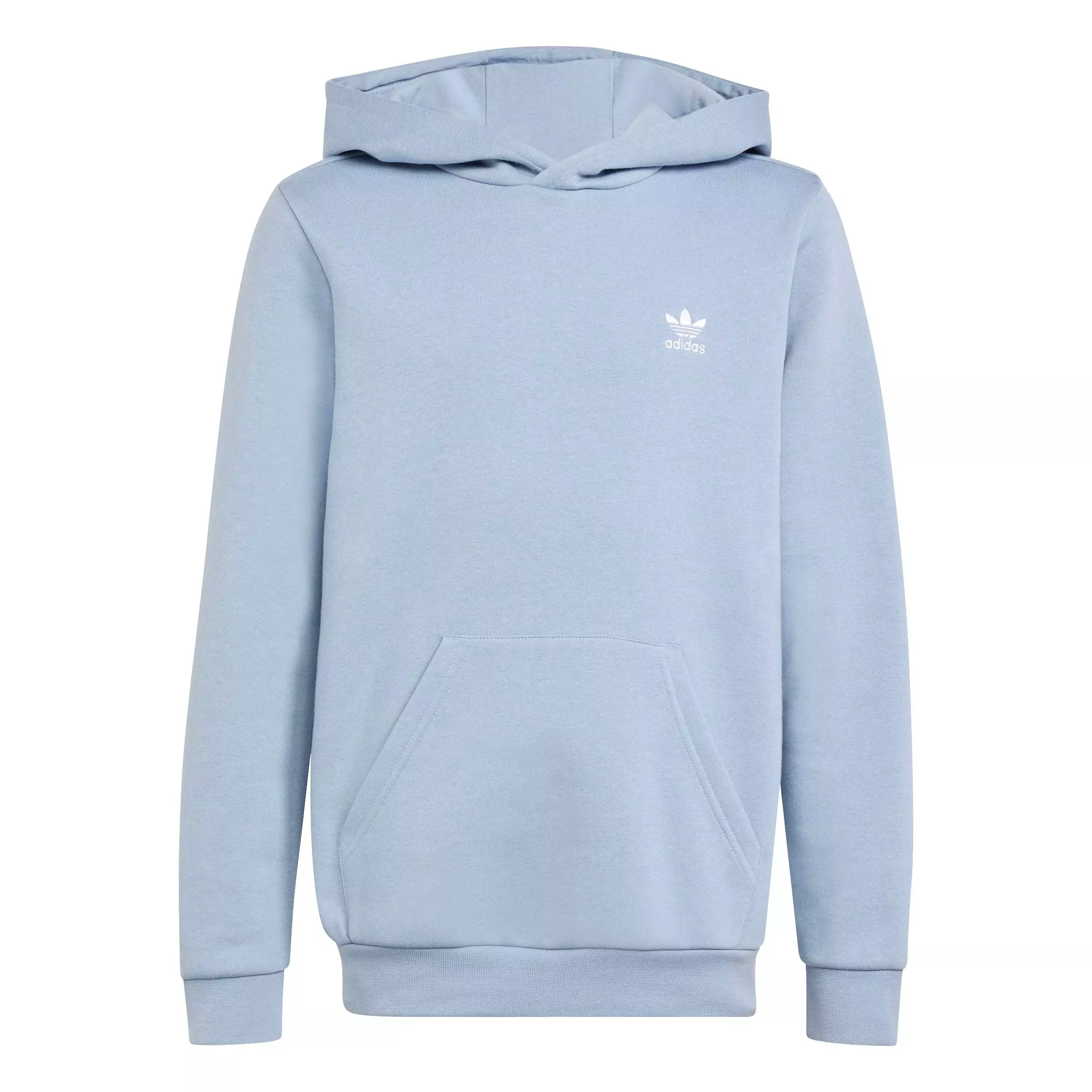 adidas Originals Big Kids' Essentials Hoodie -Tactile Blue - TACTILE BLUE