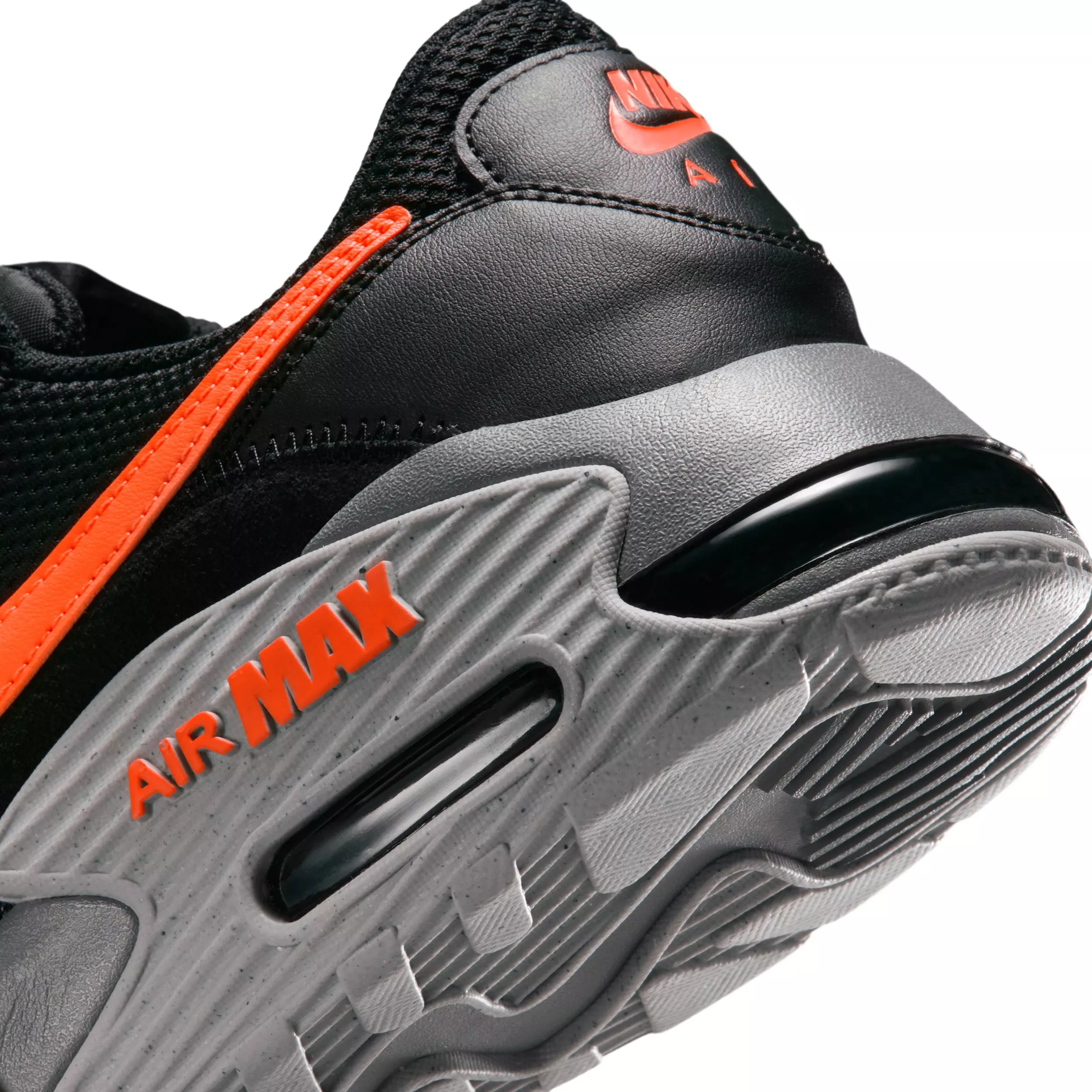 Nike Air Max Excee "Black/Smoke Grey/Light Smoke Grey/Hyper Crimson" Men's Shoe - BLACK/GREY/LT GREY/CRIMSON