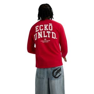 ecko unltd. Men's Classic Rhino Long Sleeve Tee - Red - RED