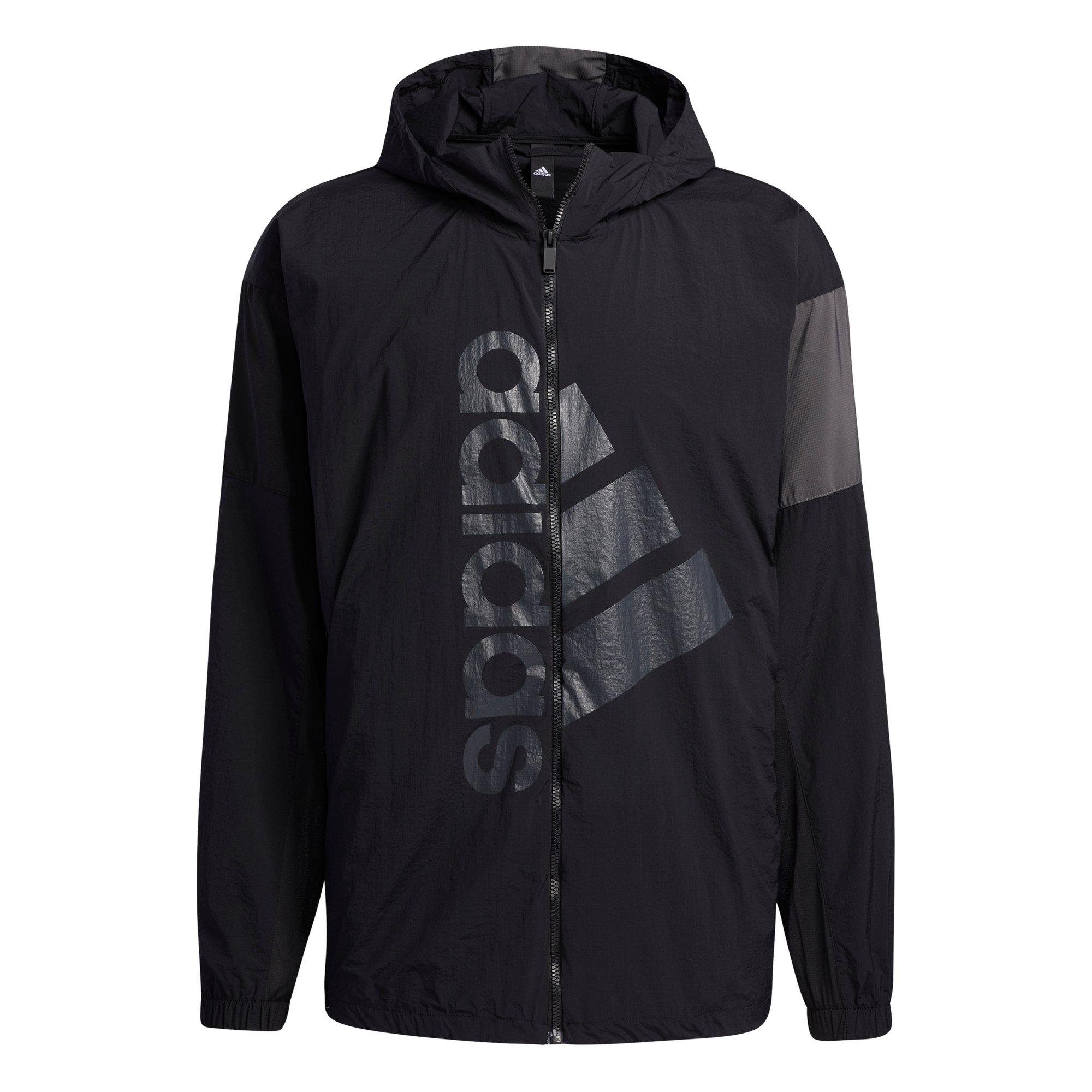 Adidas mesh jacket on sale black