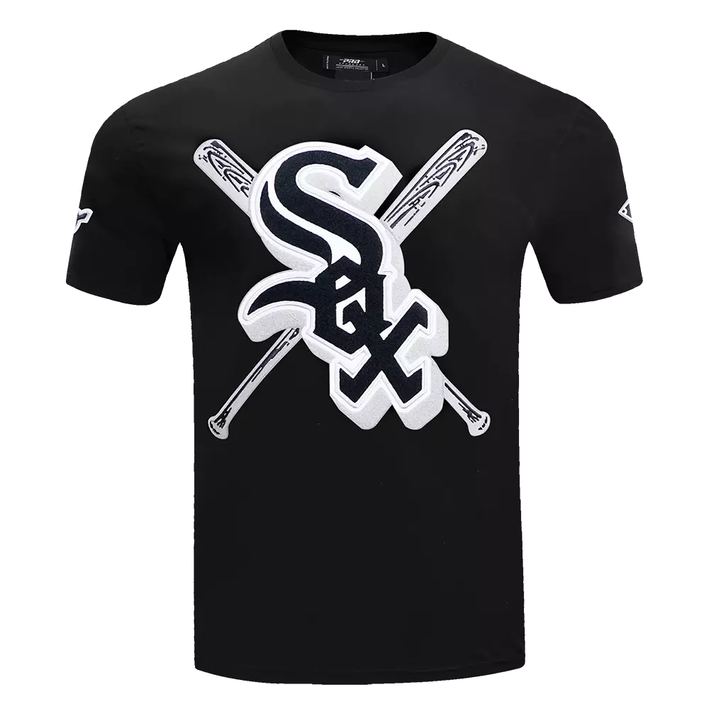 Pro Standard Men's MLB Chicago White Sox Mashup Tee - Black - BLACK