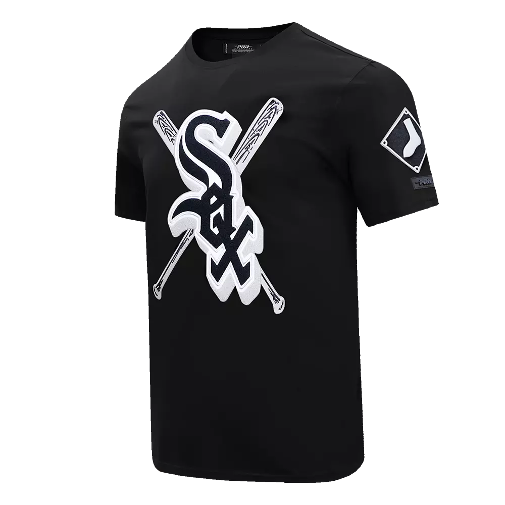 Pro Standard Men's MLB Chicago White Sox Mashup Tee - Black - BLACK