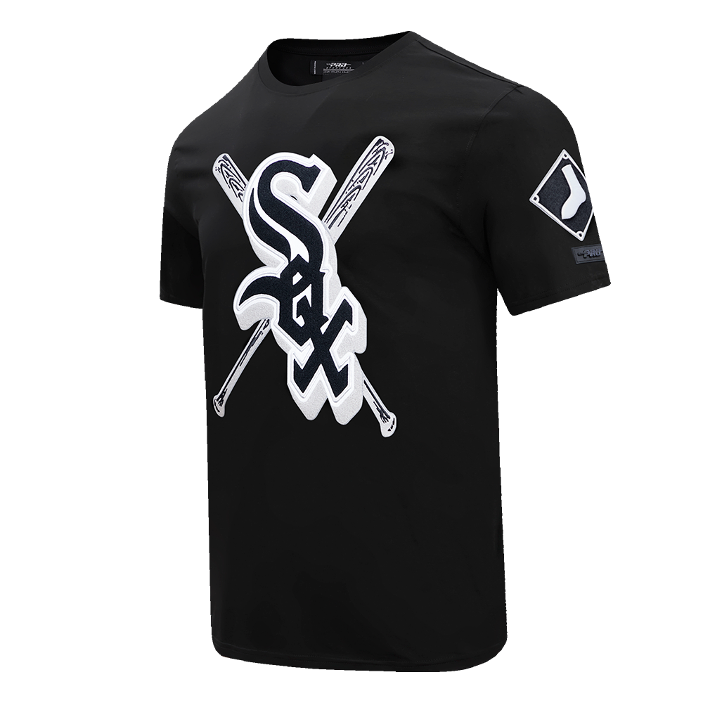 Pro Standard Men's MLB Chicago White Sox Mashup Tee -Black - BLACK Thumbnail View 3