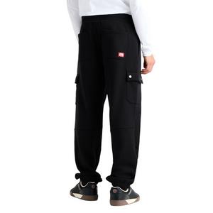 ecko unltd. Men's Cargo Pocket Fleece Baggy Pant - Black - BLACK