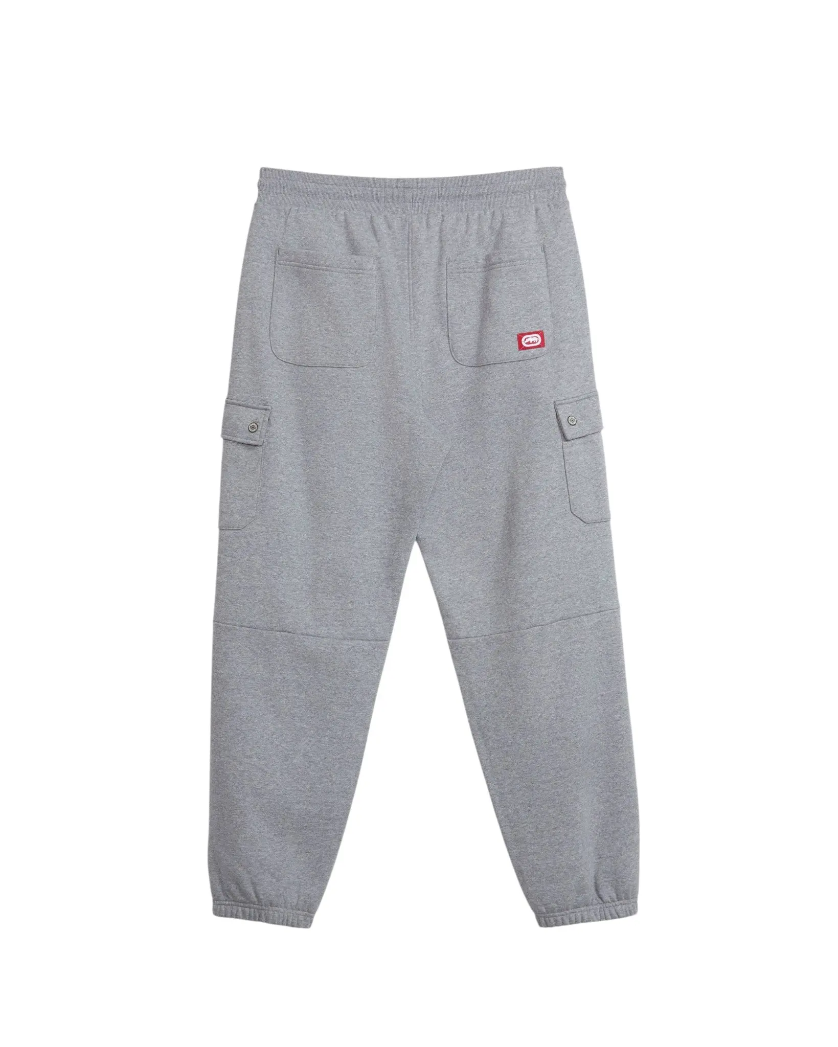 ecko unltd. Men's Cargo Pocket Fleece Baggy Pant - Grey - GREY