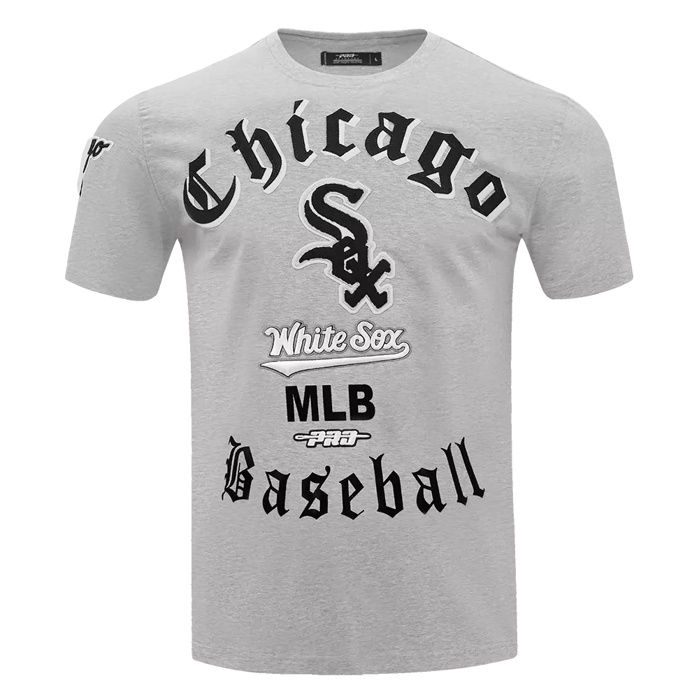 Pro Standard Men's MLB Chicago White Sox Old English Tee -Grey - GREY