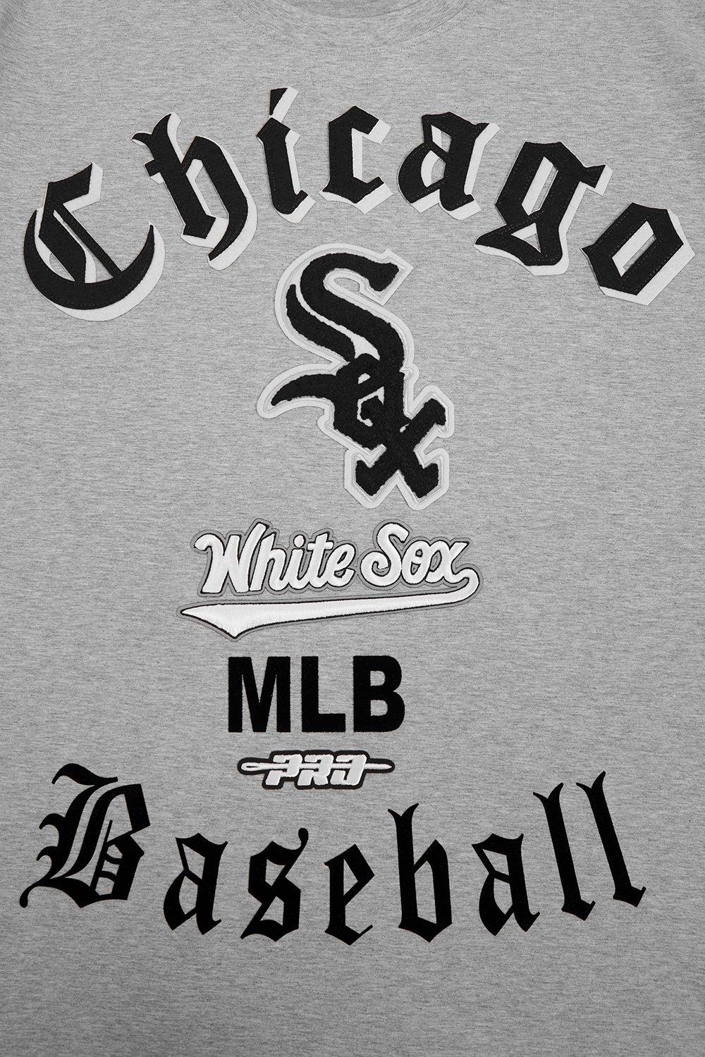 Pro Standard Men's MLB Chicago White Sox Old English Tee -Grey