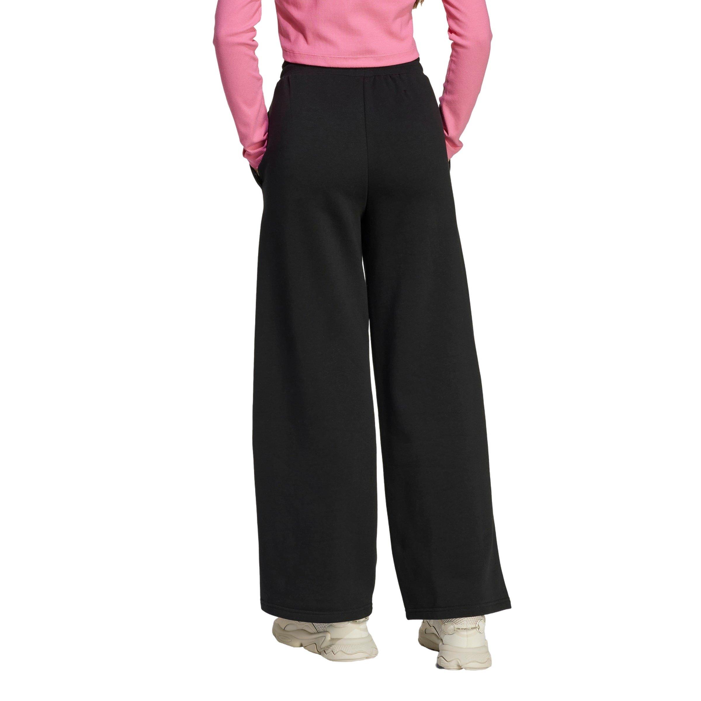 adidas Originals Essential Wide Leg Big Girls' Black Pants