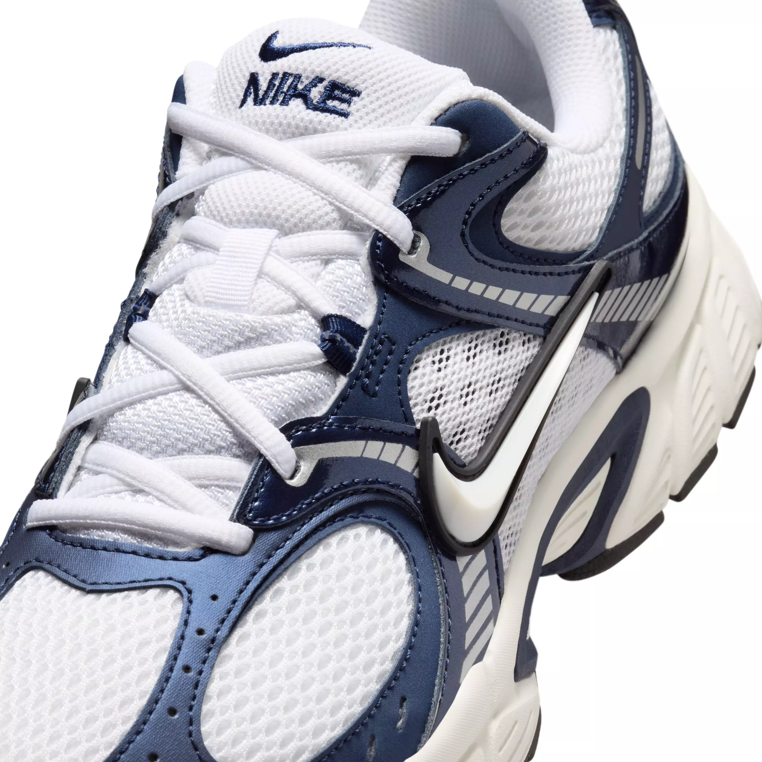 Nike V5 RNR "White/Midnight Navy/Metallic Silver/White" Men's Shoe - WHITE/NAVY/SILVER/WHITE