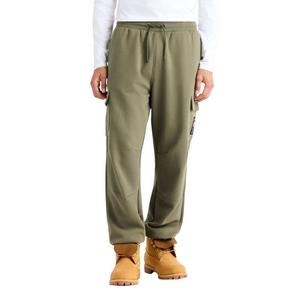 ecko unltd. Men's Cargo Pocket Fleece Baggy Pant - Olive - OLIVE