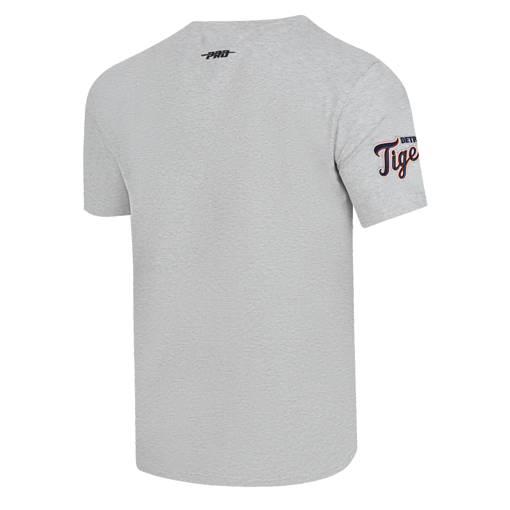 Pro Standard Men's MLB Detroit Tigers Old English Tee - Grey - GREY Thumbnail View 4