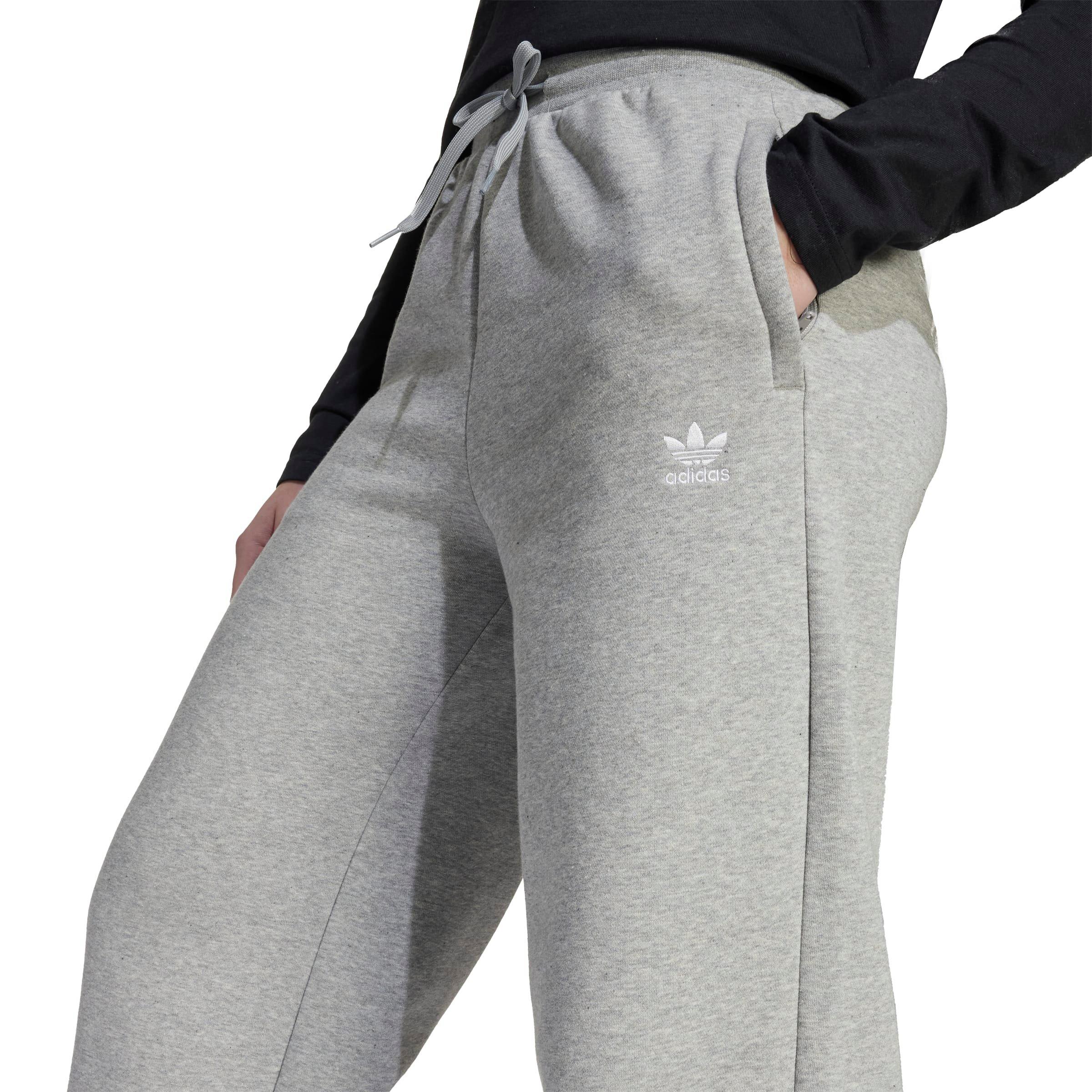 adidas Originals Essential Wide Leg Big Girls' Grey Pants