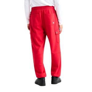 ecko unltd. Men's Cargo Pocket Fleece Baggy Pant - Red - RED