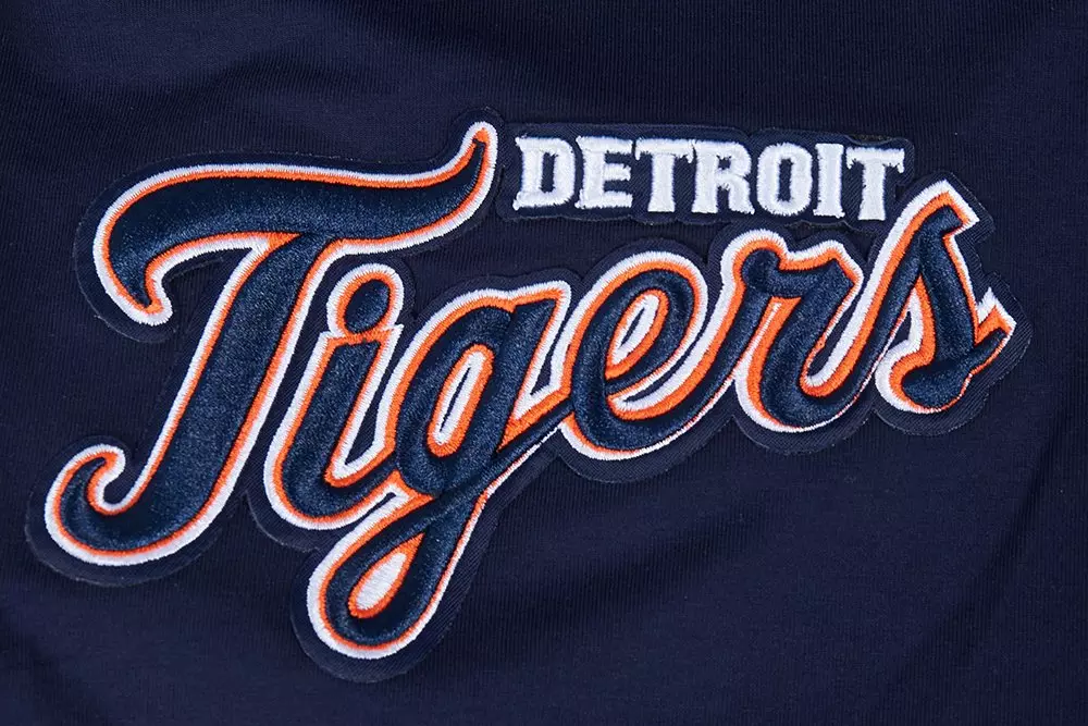 Pro Standard Men's MLB Detroit Tigers Old English Tee -Navy - NAVY