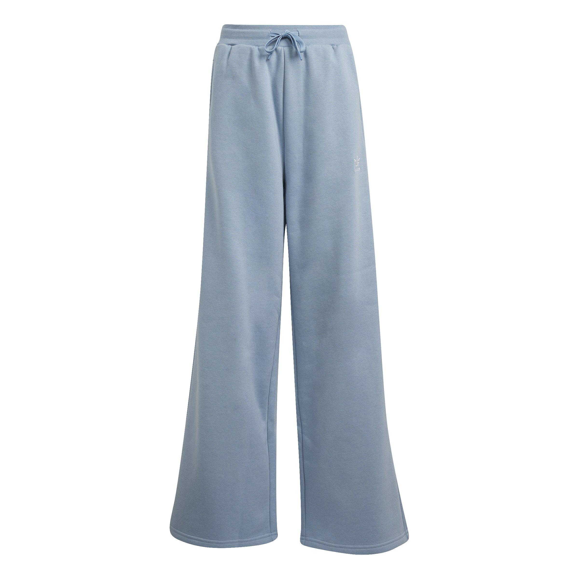 adidas Originals Essential Wide Leg Big Girls' Tactile Blue Pants