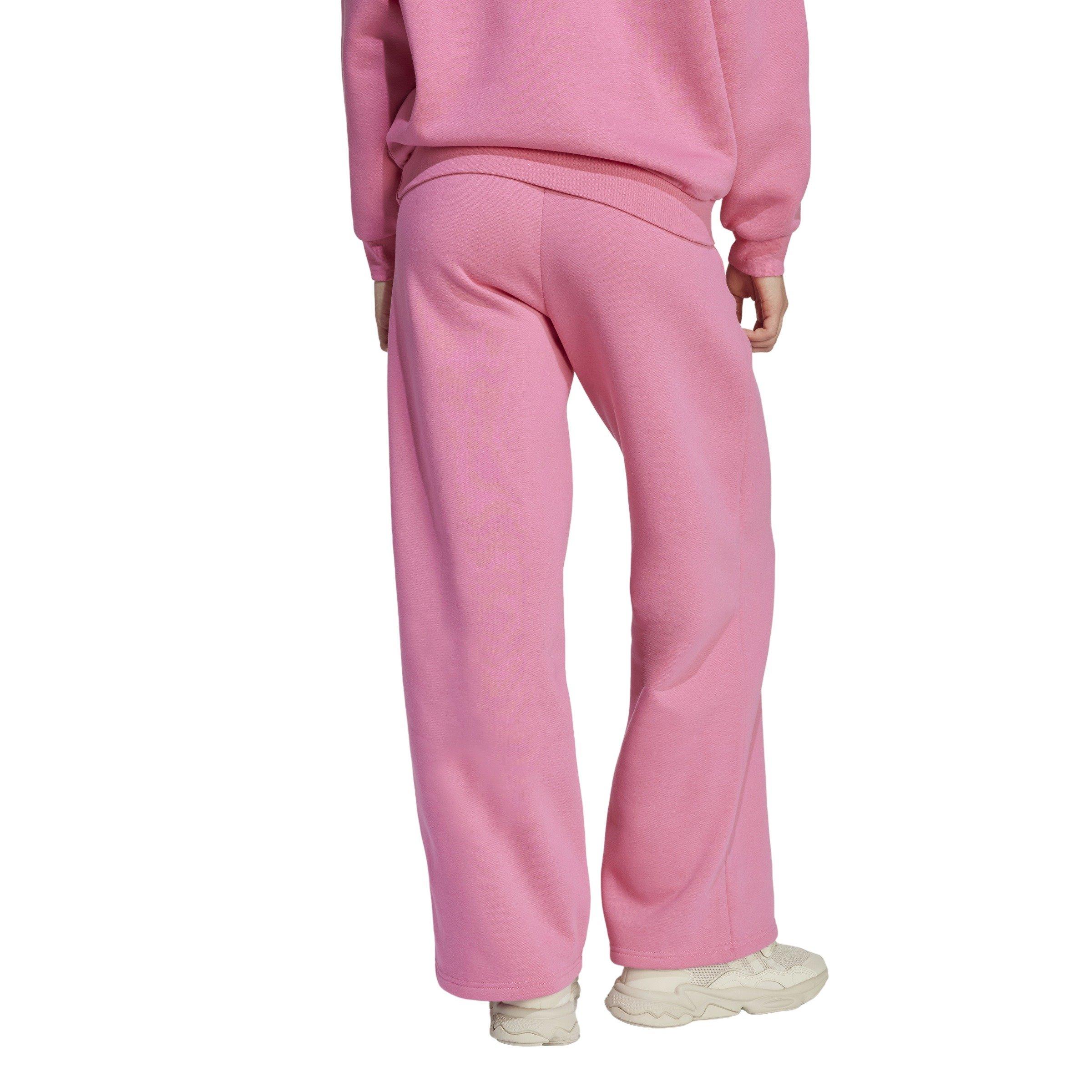 adidas Originals Essential Wide Leg Big Girls' Pink Pants