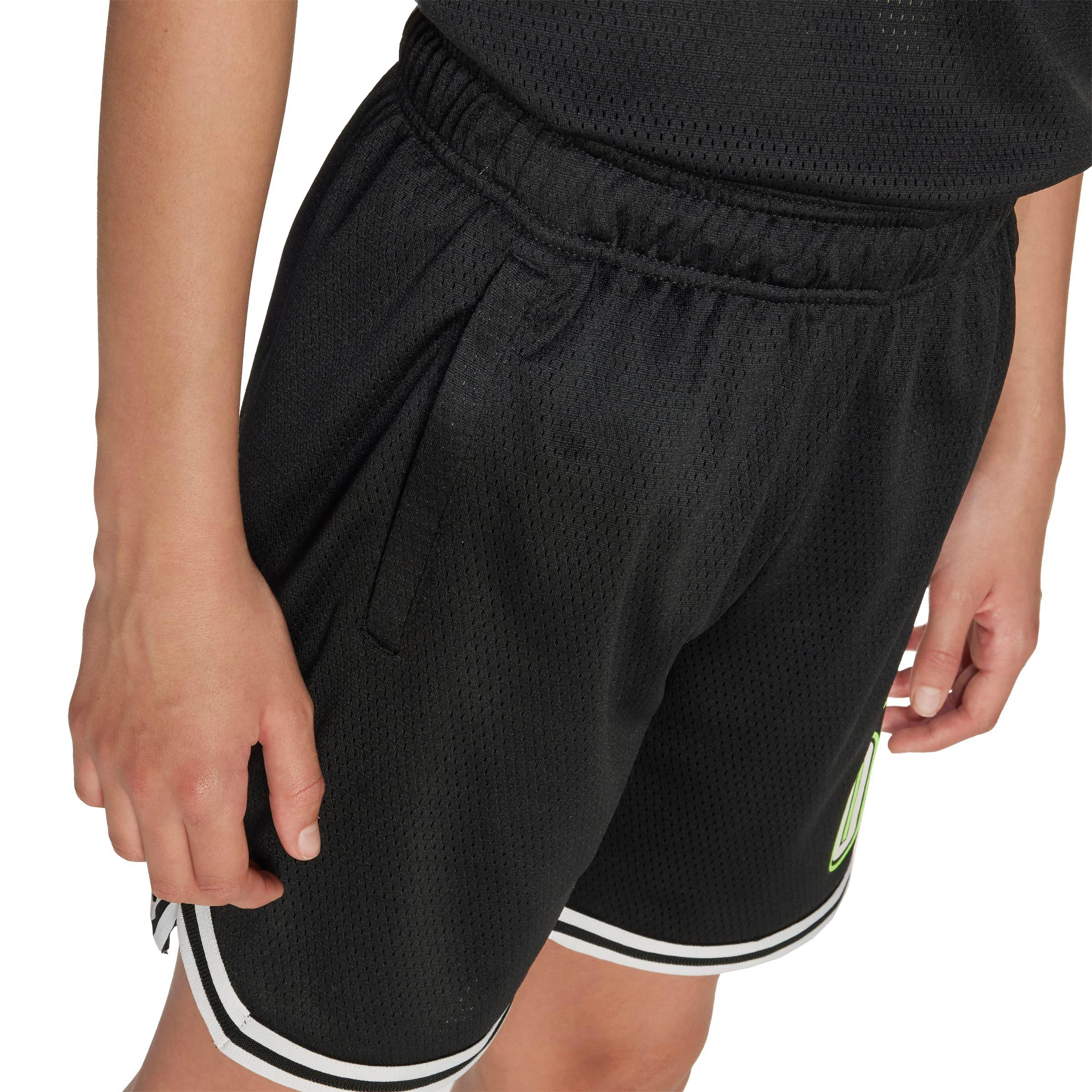 adidas Originals Basketball Big Boys' Black Mesh Shorts