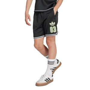 adidas Originals Big Boys' Basketball Mesh Shorts -Black