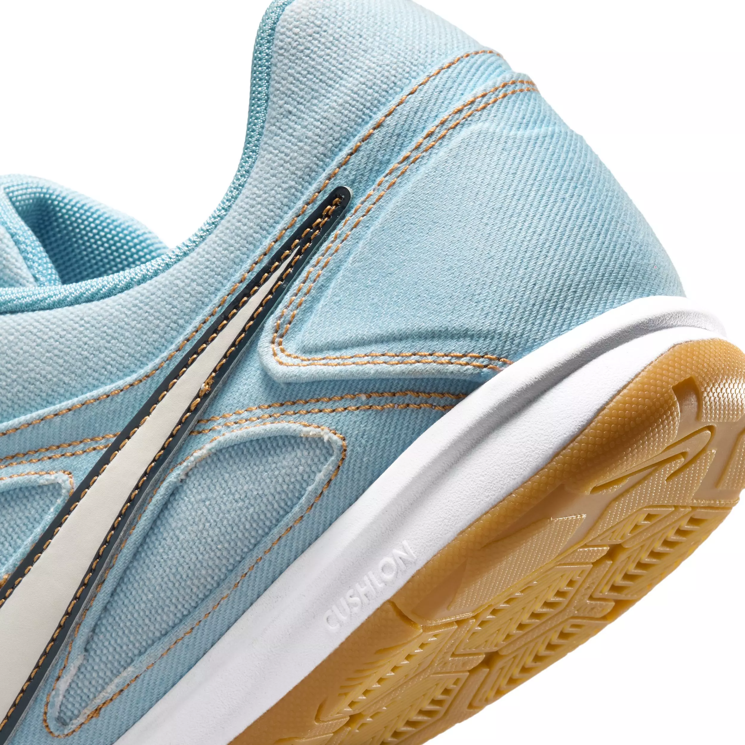 Nike Gato LV8 "Light Armory Blue/Light Armory Blue/Gum Light Brown/White" Men's Shoe - LT BLUE/LT BLUE/LT BROWN/WHITE