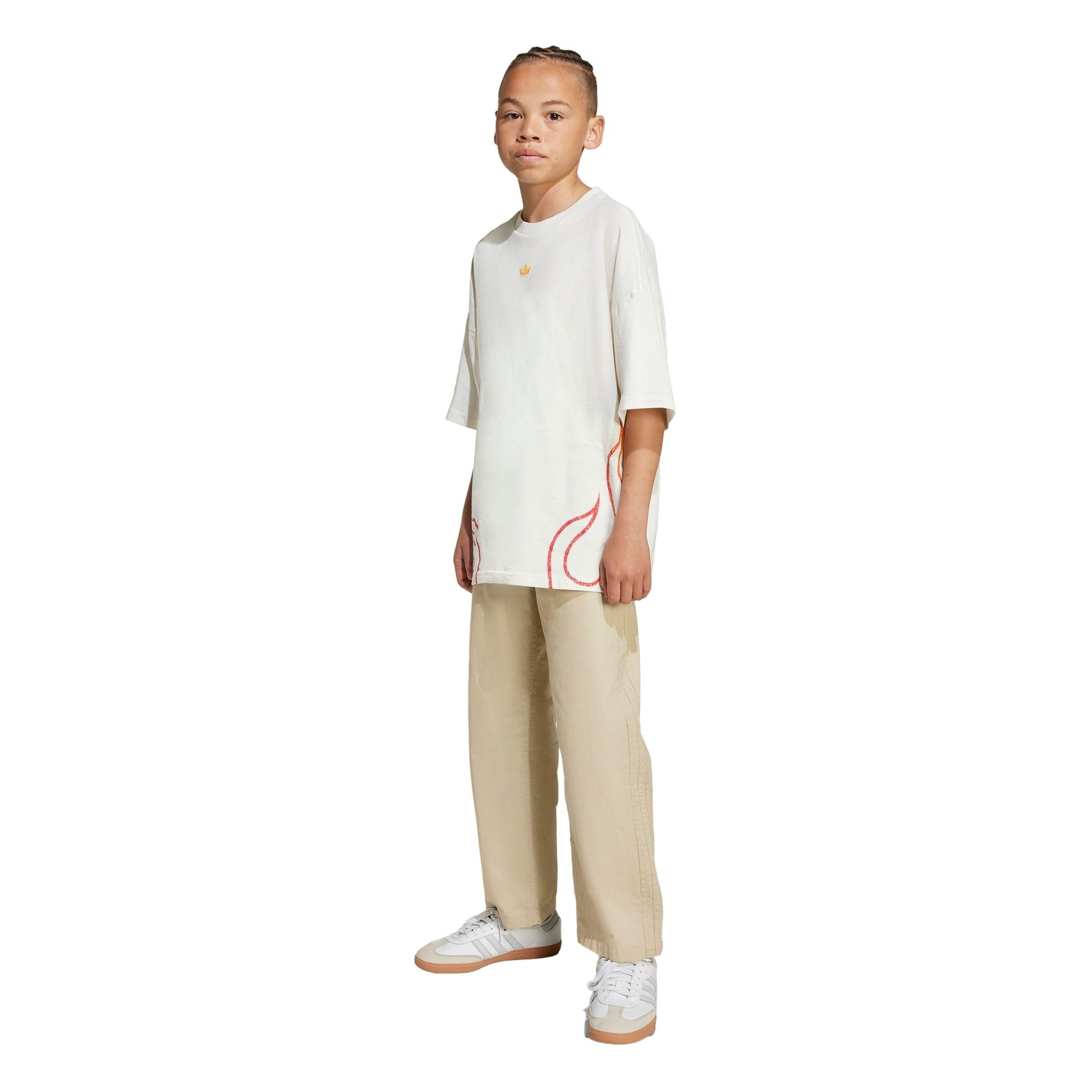 adidas Originals Street Crew Big Kids' Off White T-Shirt