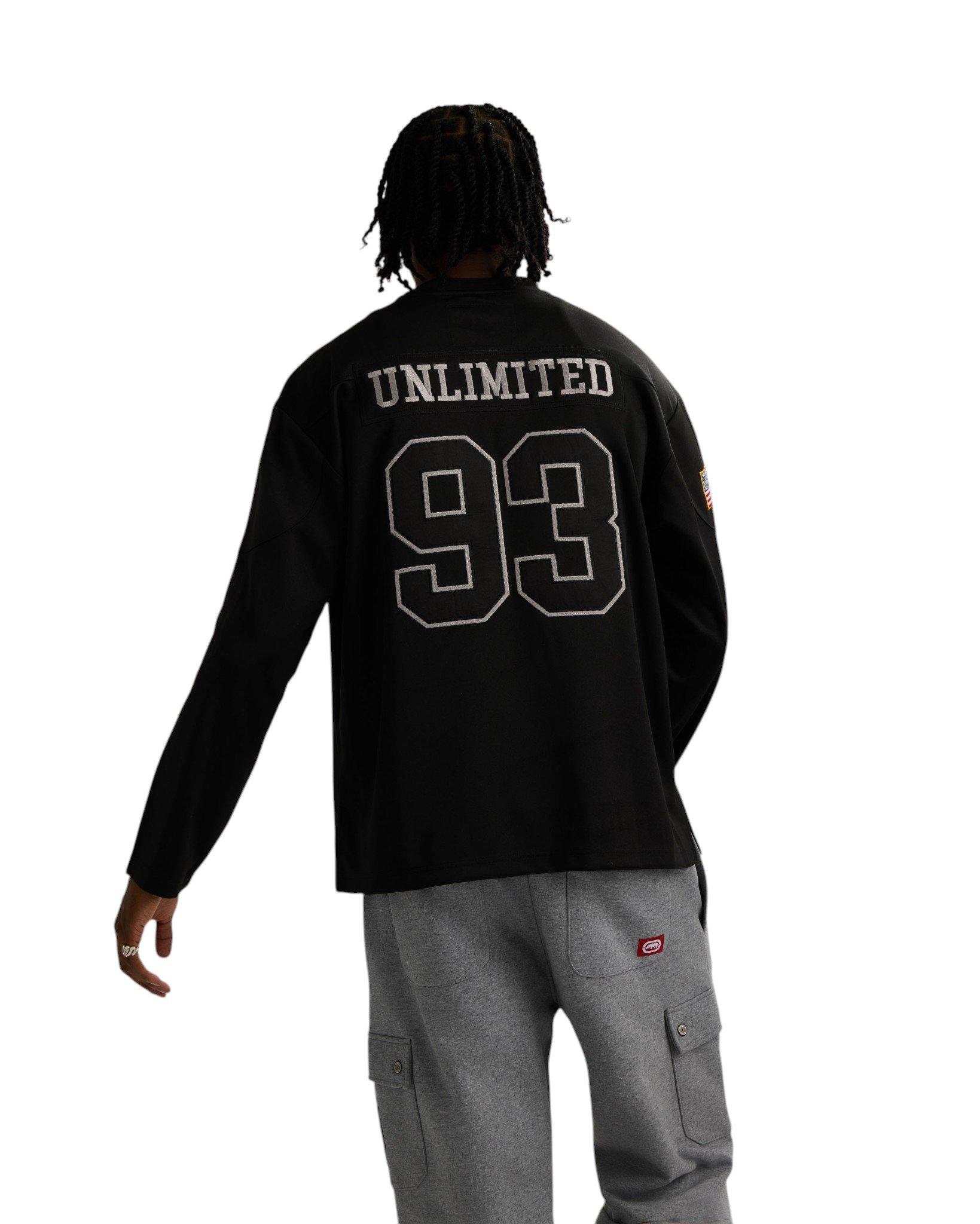 ecko unltd. Men's Linx Long Sleeve Jersey - Black - BLACK