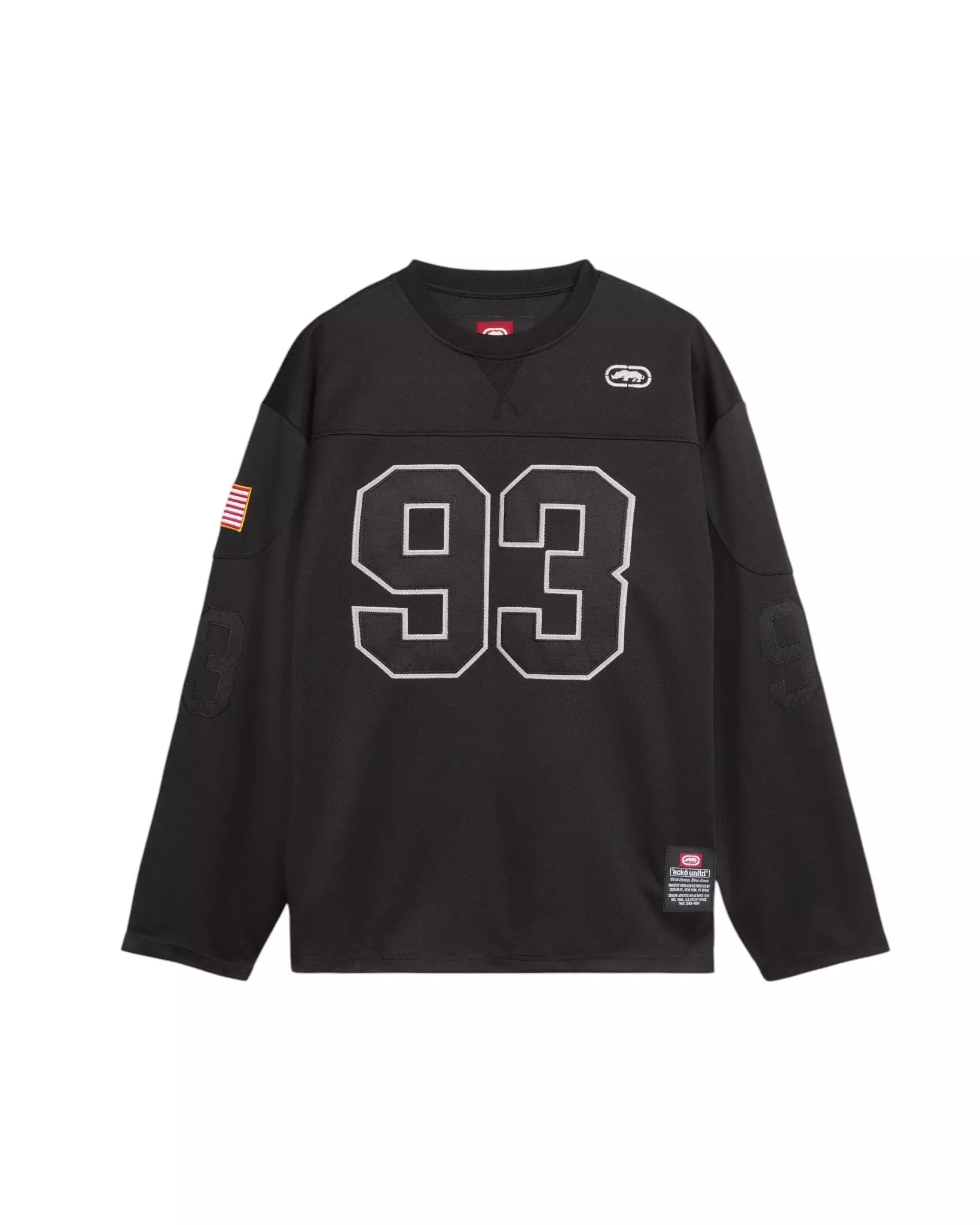 ecko unltd. Men's Linx Long Sleeve Jersey - Black - BLACK