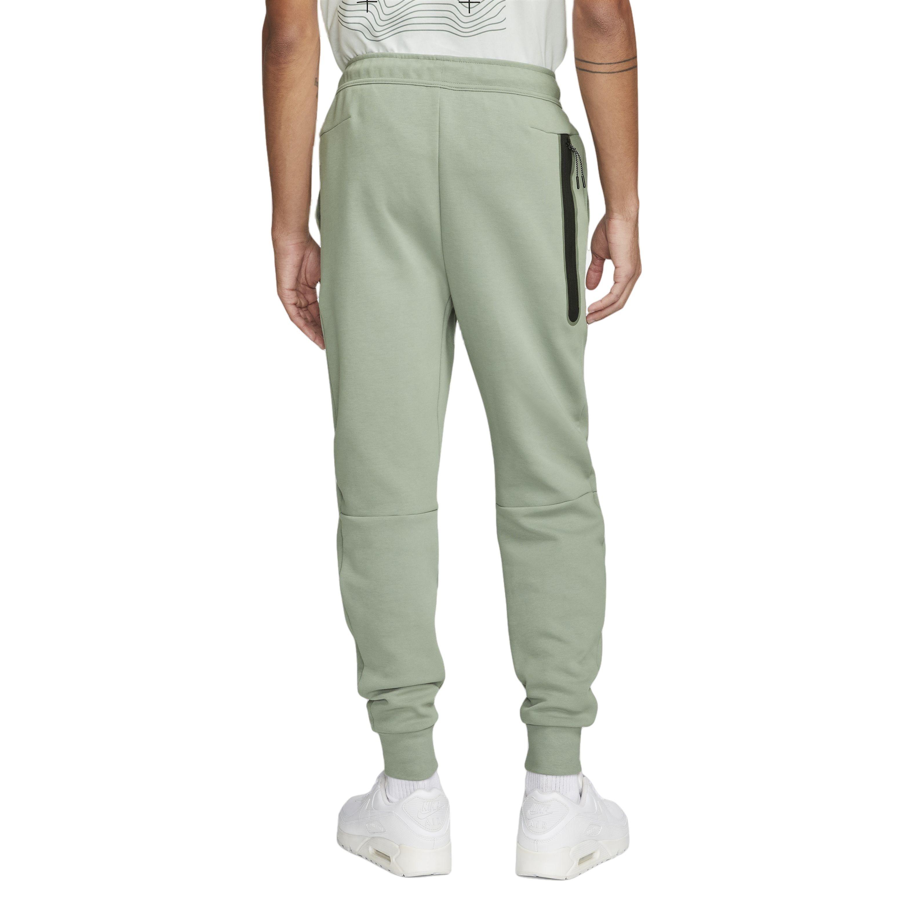 Nike Men's Sportswear Tech Fleece Joggers-Green - Hibbett