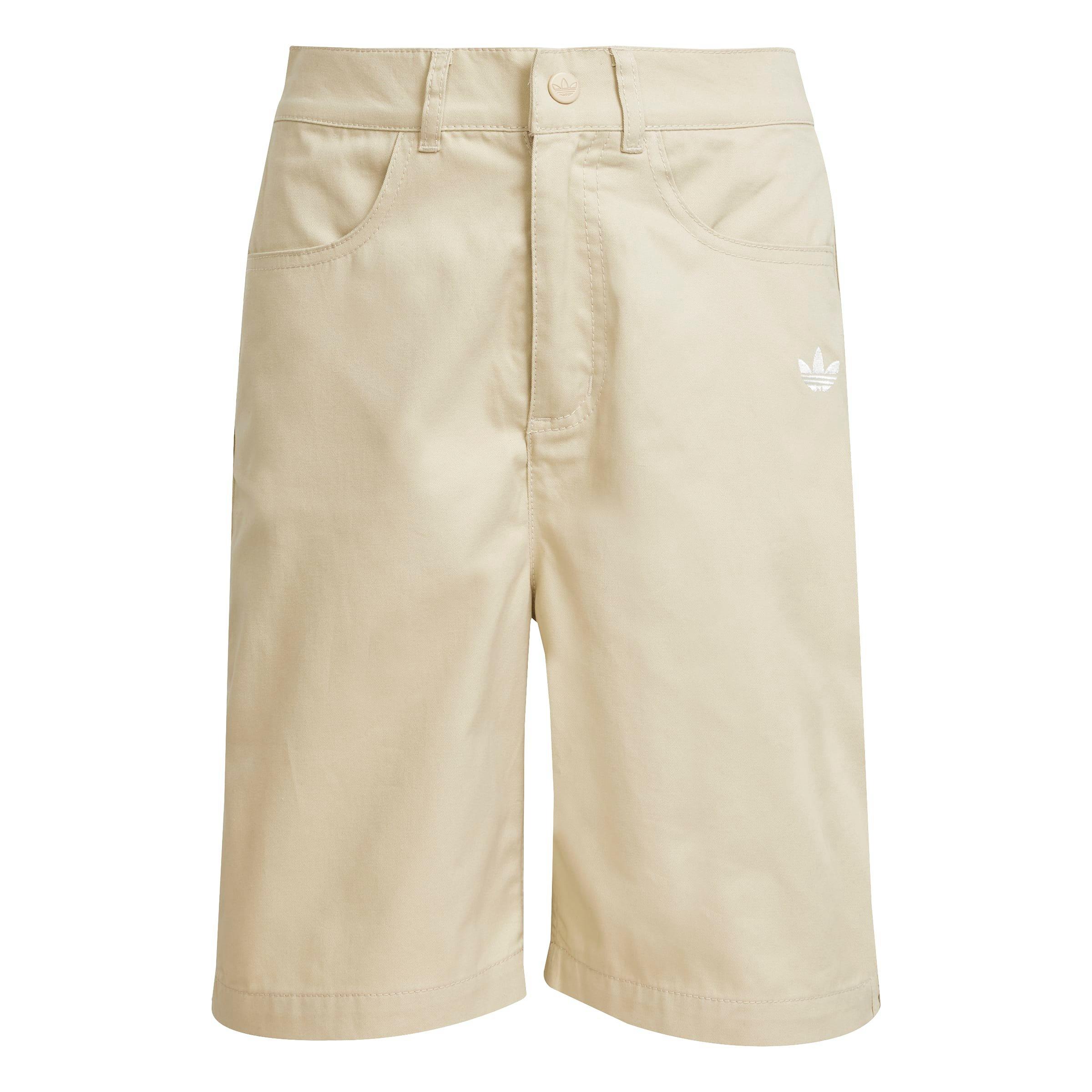adidas Originals Big Boys' Khaki Twill Shorts