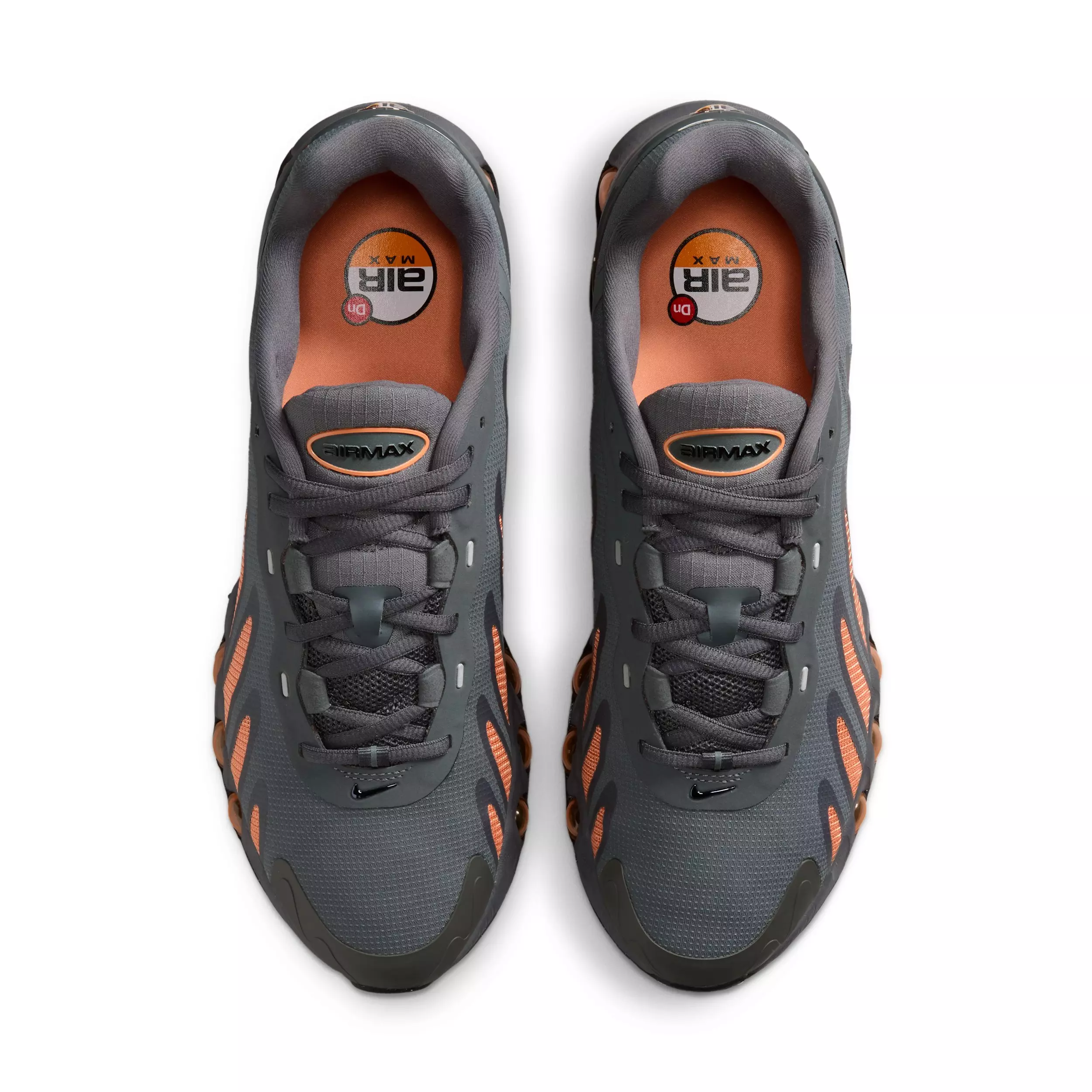 Nike Air Max Dn8 "Dark Grey/Orange Frost/Black" Men's Shoe - DK GREY/ORANGE/BLACK