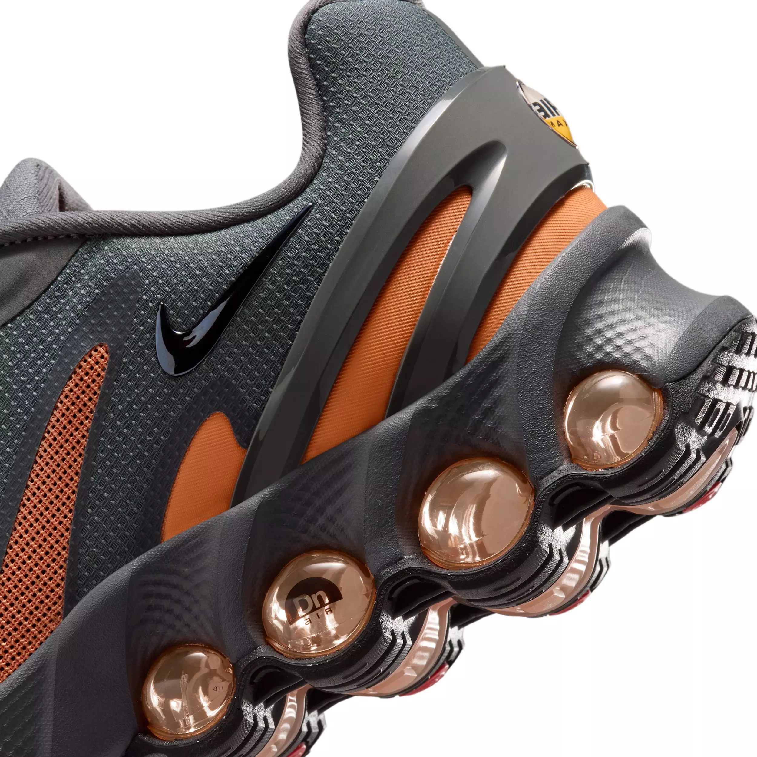 Nike Air Max Dn8 "Dark Grey/Orange Frost/Black" Men's Shoe - DK GREY/ORANGE/BLACK