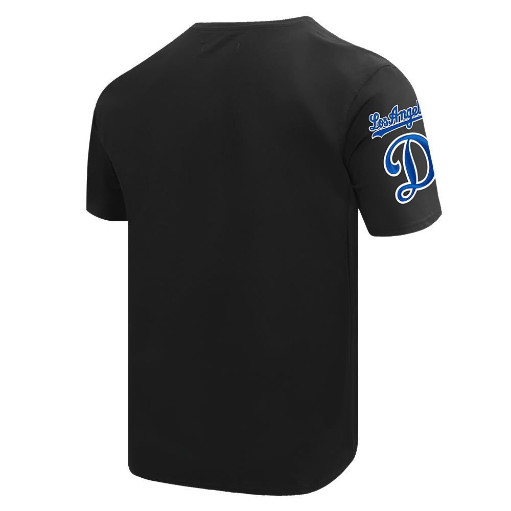Pro Standard Men's MLB Los Angeles Dodgers Old English Tee -Black - BLACK Thumbnail View 4