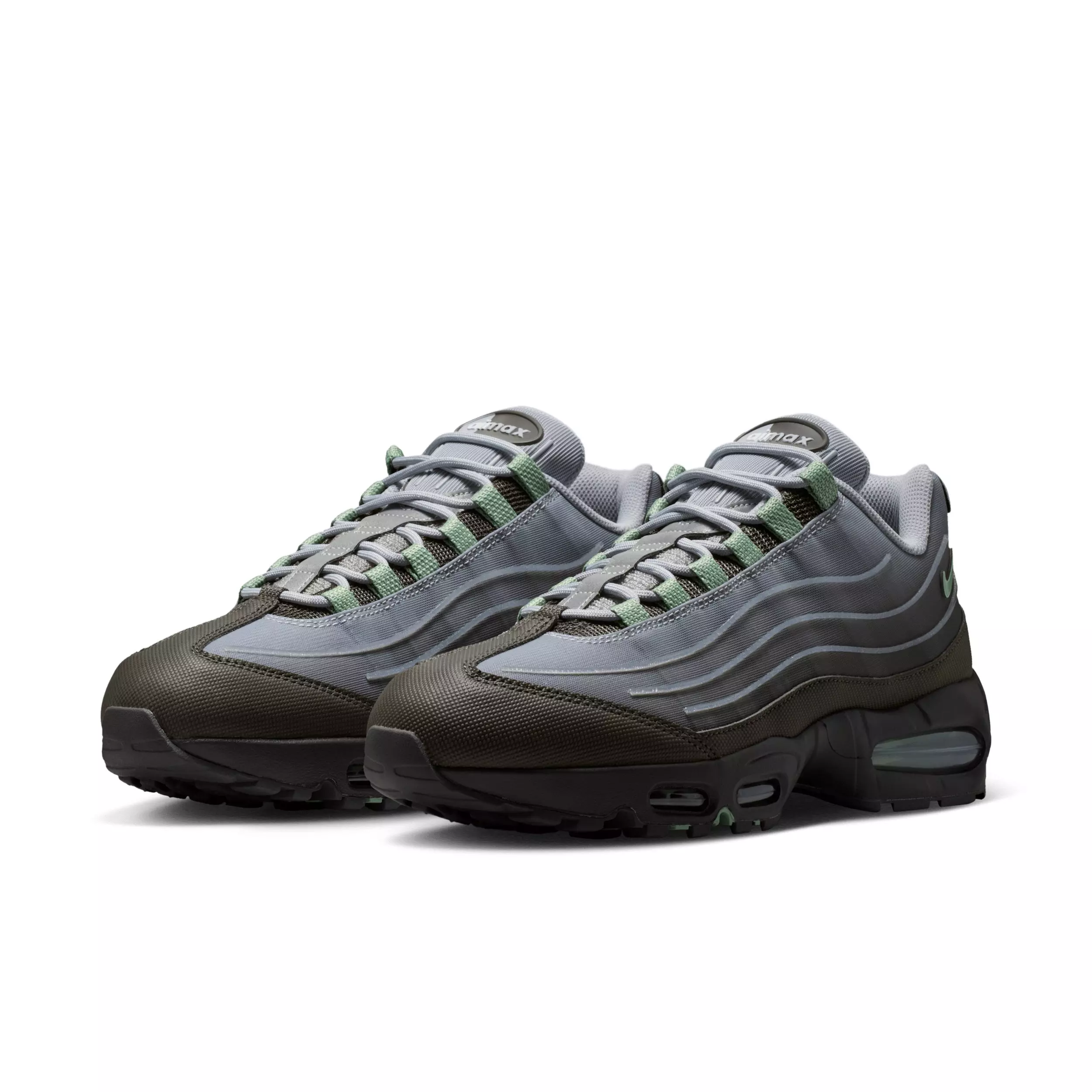 Nike Air Max 95 Big Bubble Tech "Medium Ash/Wolf Grey/Metallic Silver/Steam" Men's Shoe - MD ASH/GREY/SILVER/STEAM