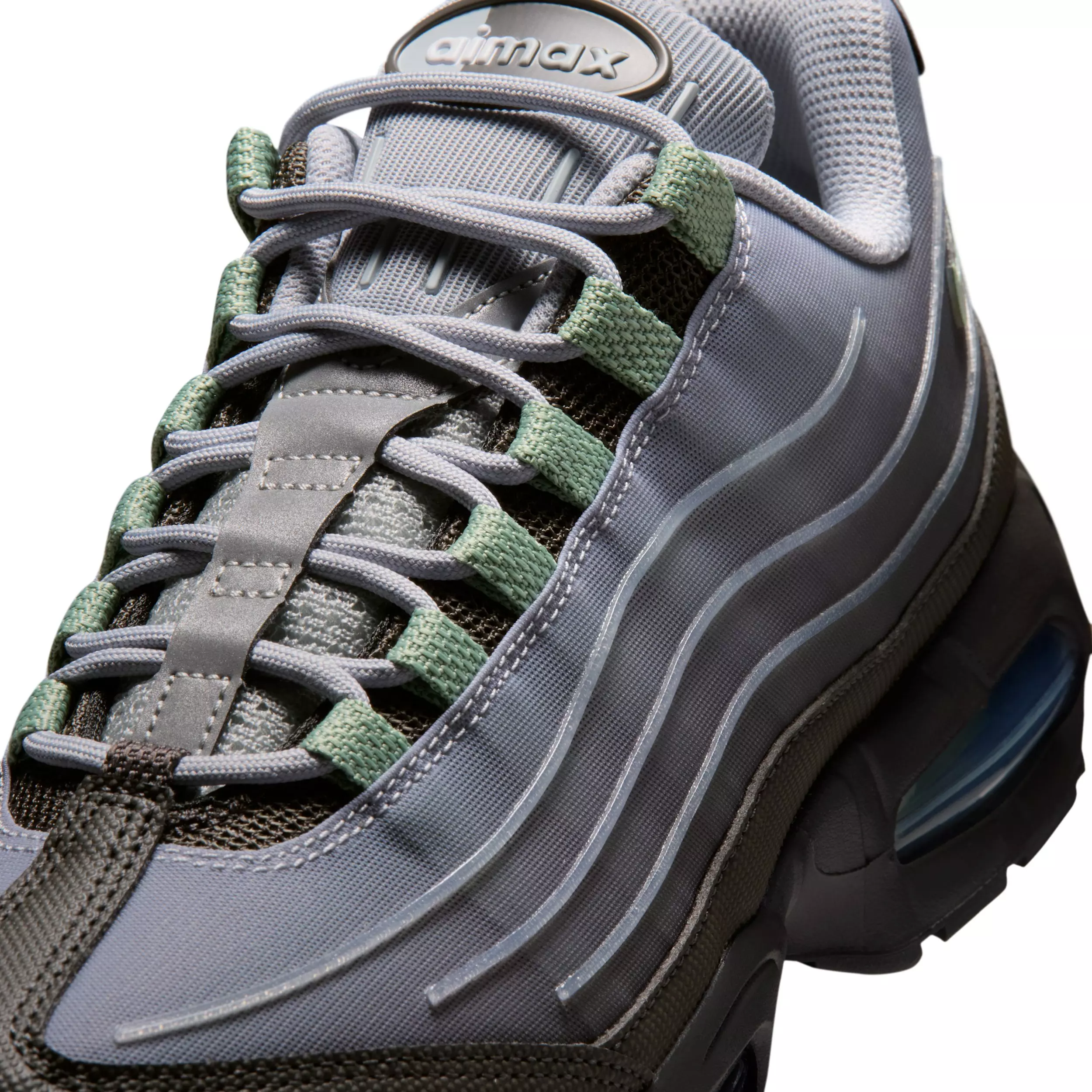Nike Air Max 95 Big Bubble Tech "Medium Ash/Wolf Grey/Metallic Silver/Steam" Men's Shoe - MD ASH/GREY/SILVER/STEAM