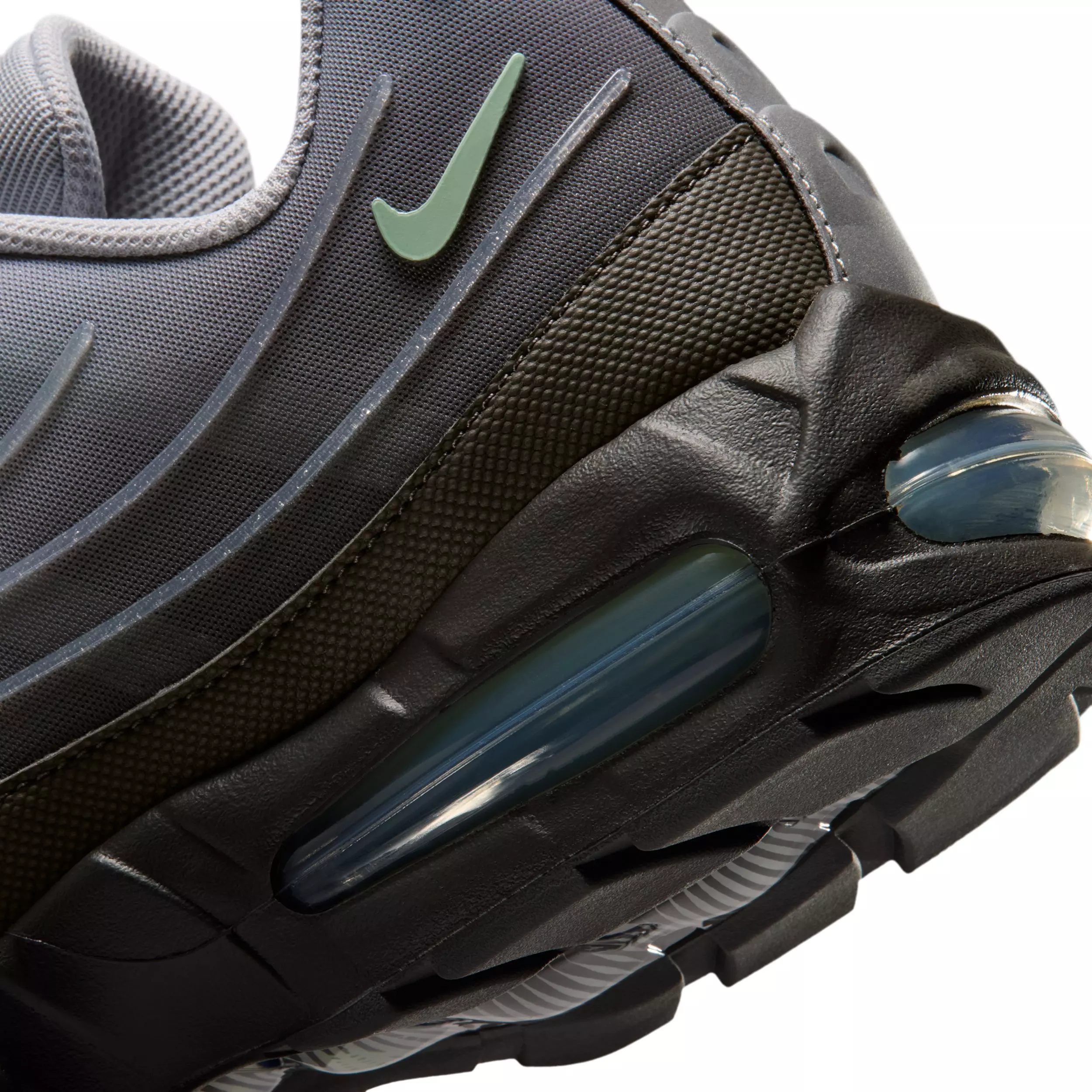 Nike Air Max 95 Big Bubble Tech "Medium Ash/Wolf Grey/Metallic Silver/Steam" Men's Shoe - MD ASH/GREY/SILVER/STEAM