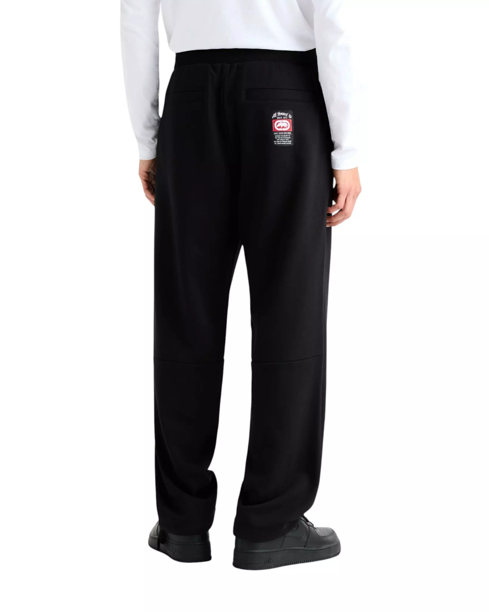 ecko unltd. Men's Classic Wide Leg Sweatpants - Black - BLACK