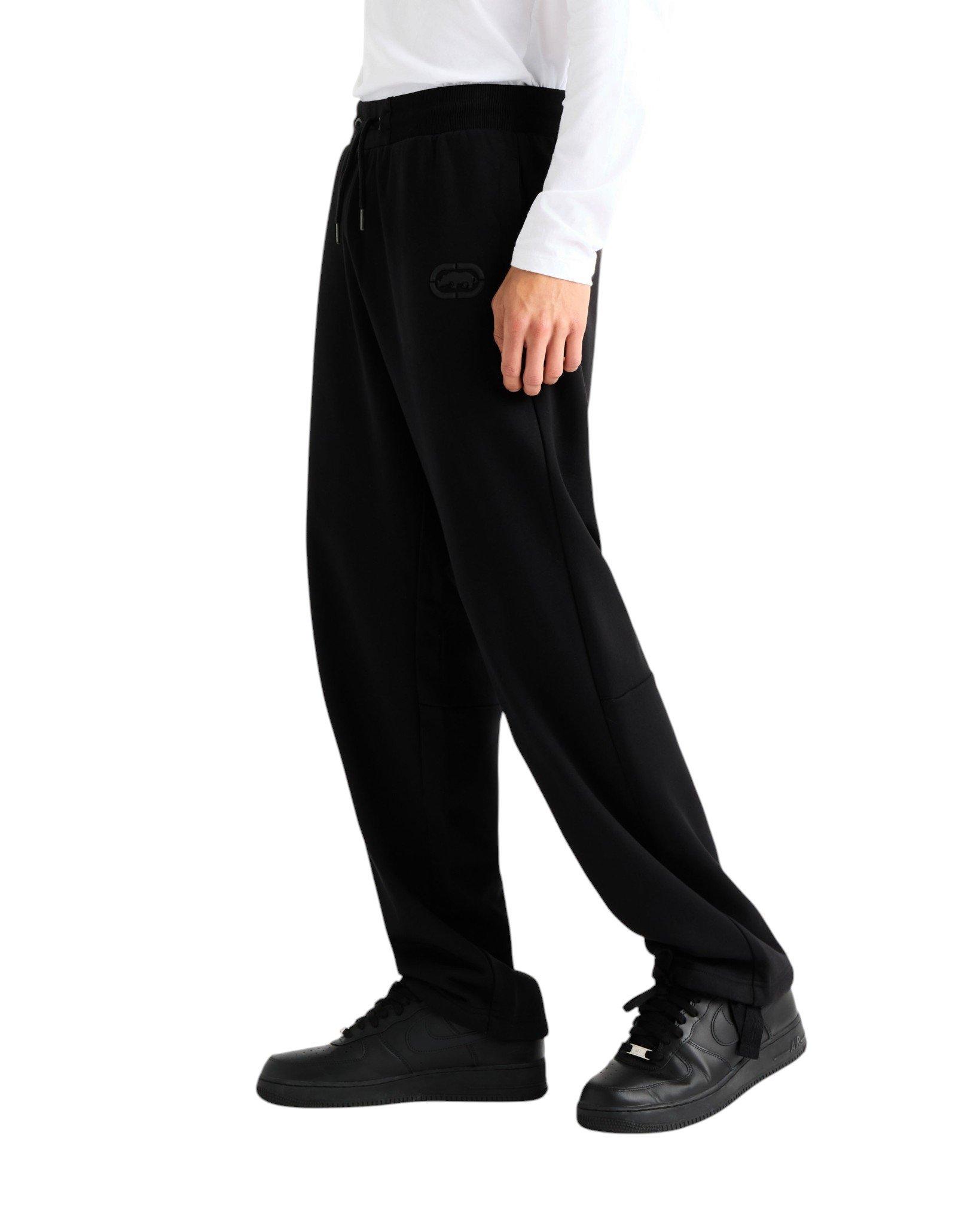 ecko unltd. Men's Classic Wide Leg Sweatpants - Black - BLACK