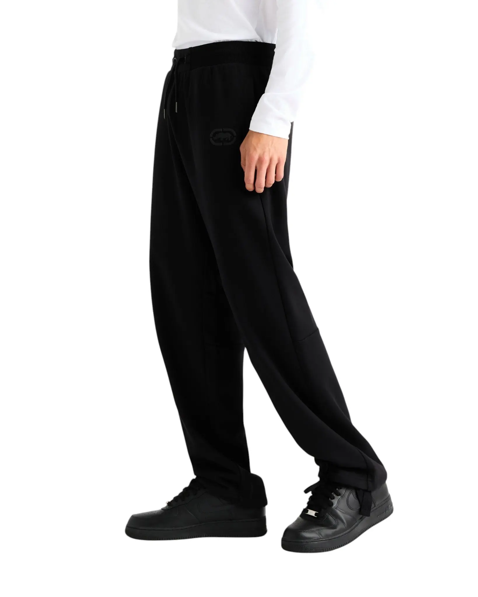 ecko unltd. Men's Classic Wide Leg Sweatpants - Black - BLACK