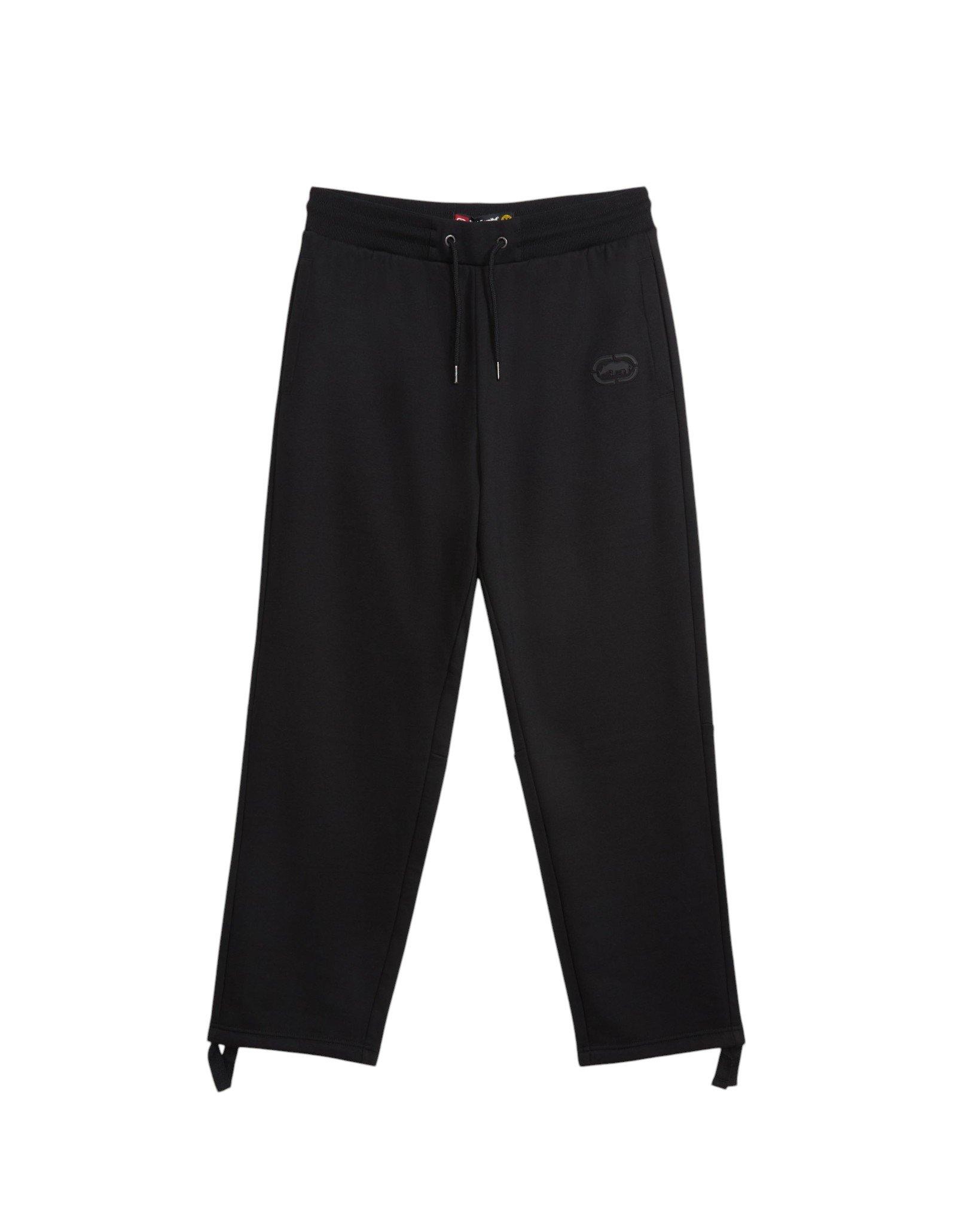 ecko unltd. Men's Classic Wide Leg Sweatpants - Black - BLACK