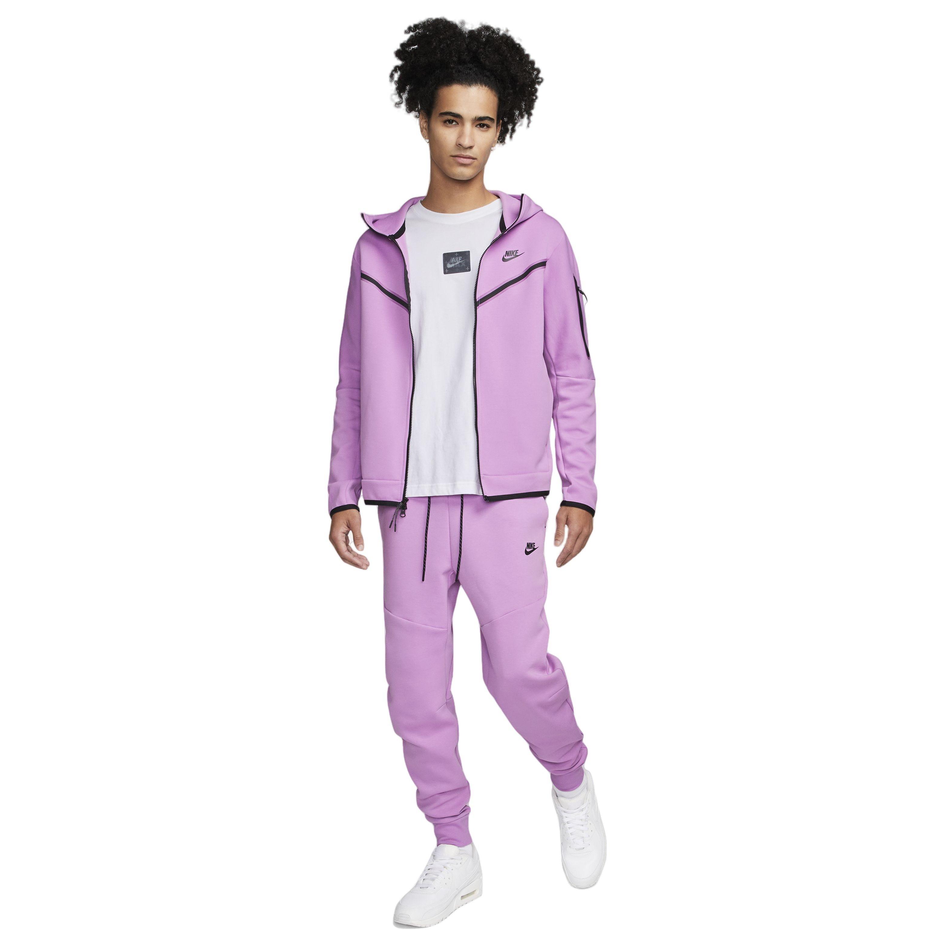 NIKE Sportswear Tech Fleece Tracksuit Set Size 3XL Purple Joggers